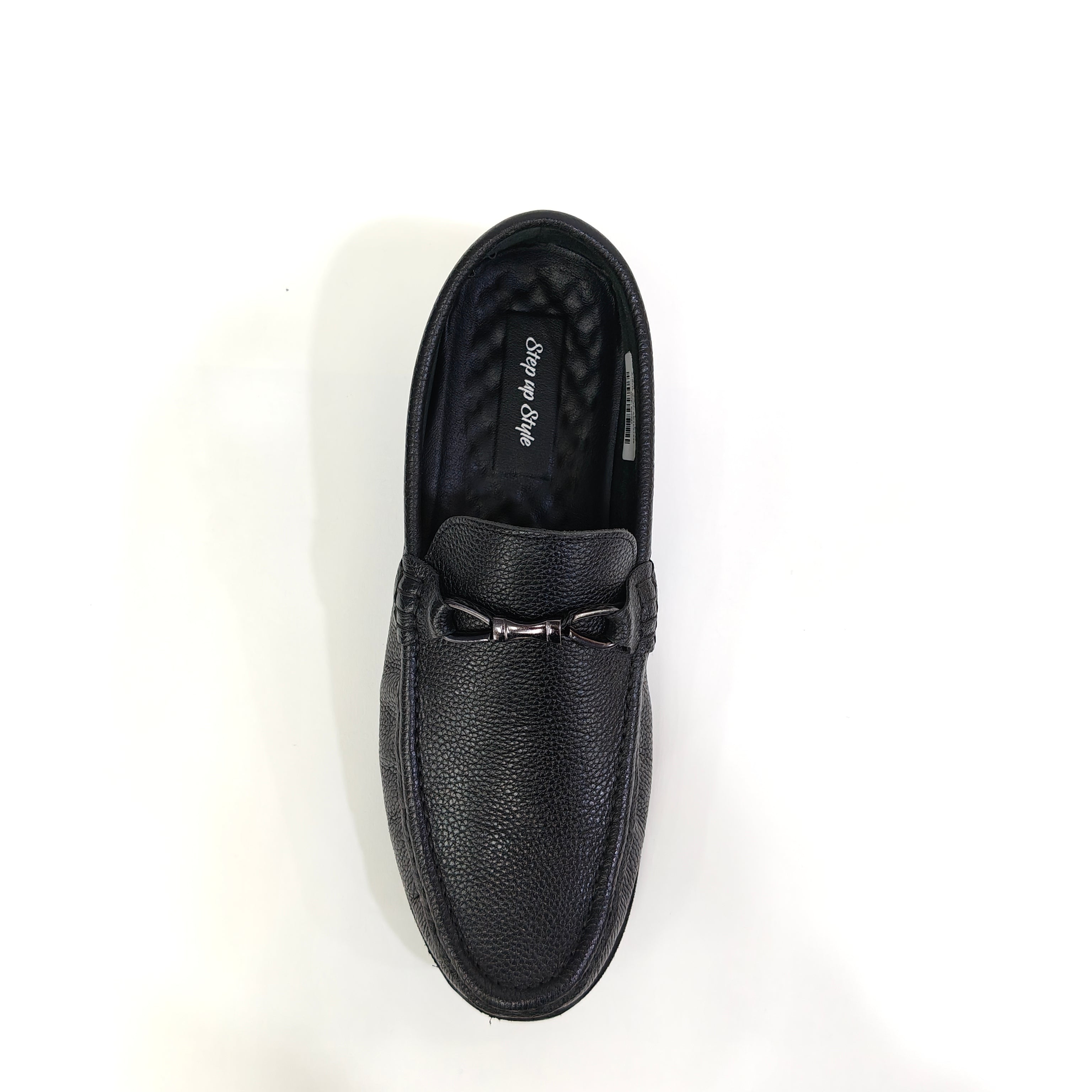 Men’s Genuine Leather Loafers – Slip-On Comfort Shoes (Blue/Black)