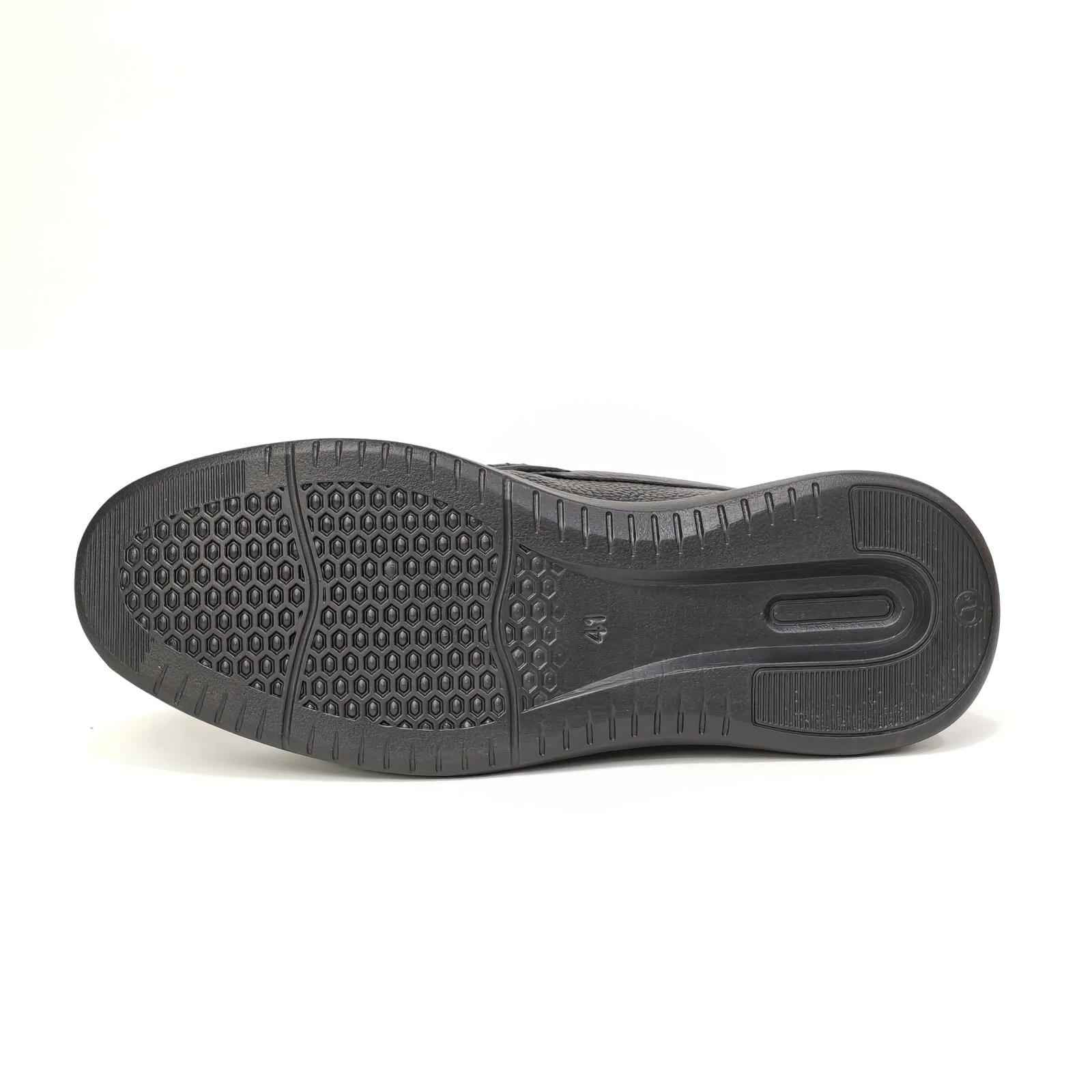 Men’s Dotted Pattern Loafers – Slip-On Shoes (Black / Brown)
