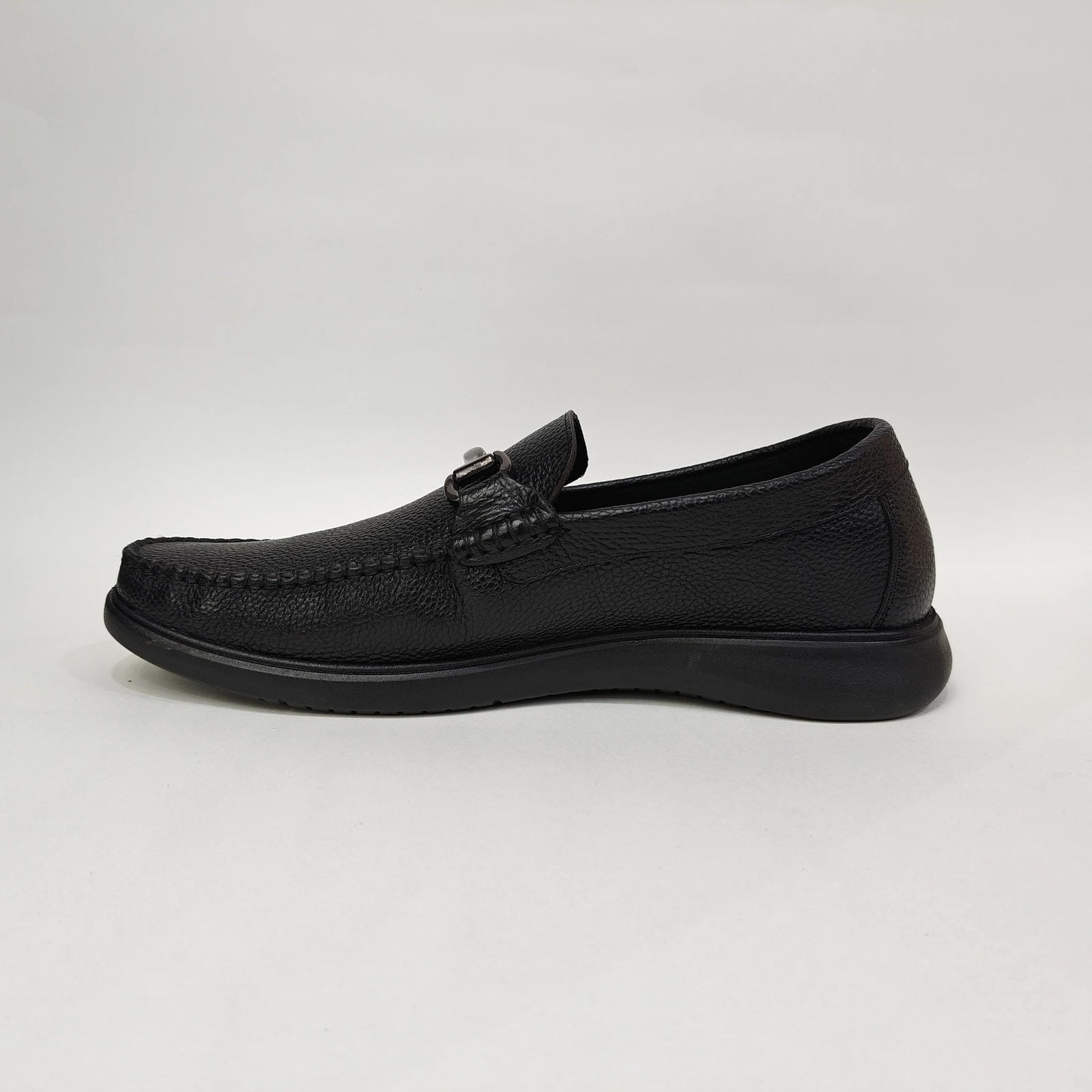 Men’s Middle Ankle Loafers – StepUpStyle Slip-On Shoes (Black / Brown)