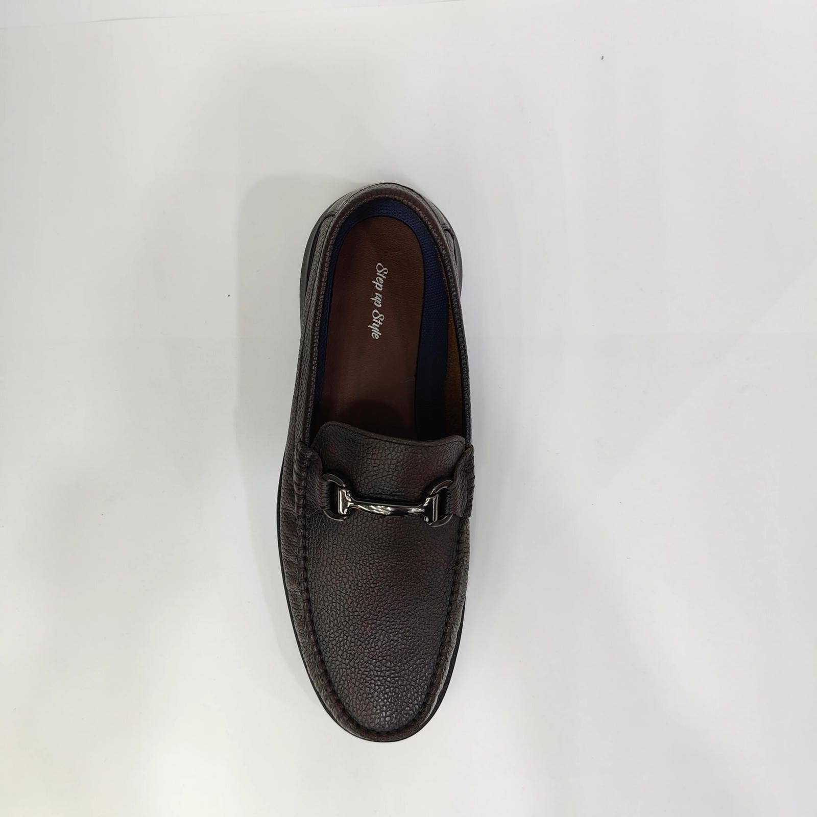 Men’s Middle Ankle Loafers – StepUpStyle Slip-On Shoes (Black / Brown)