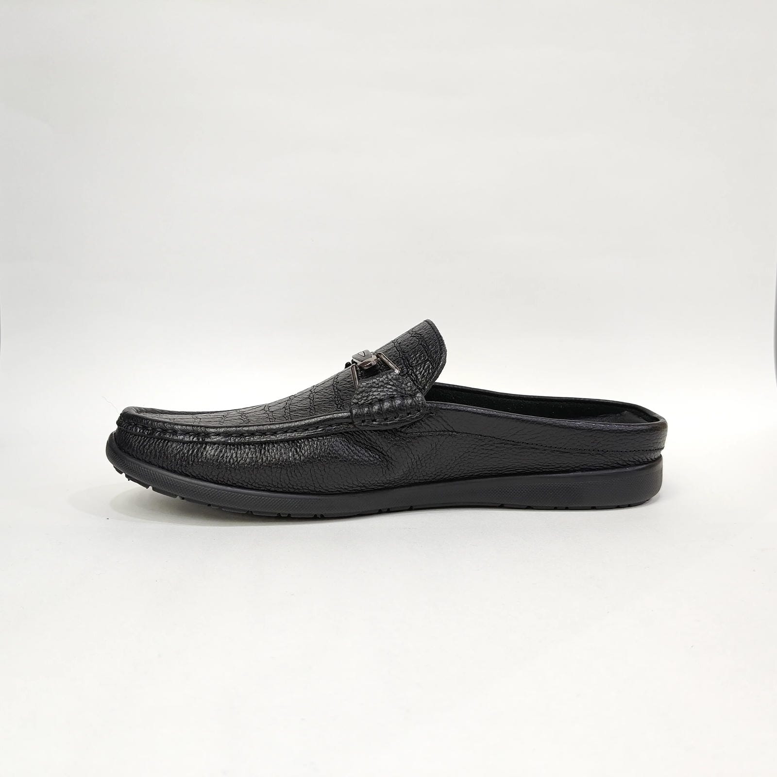 Men’s Cut Boots – Slip-On Loafers (Black / Blue)