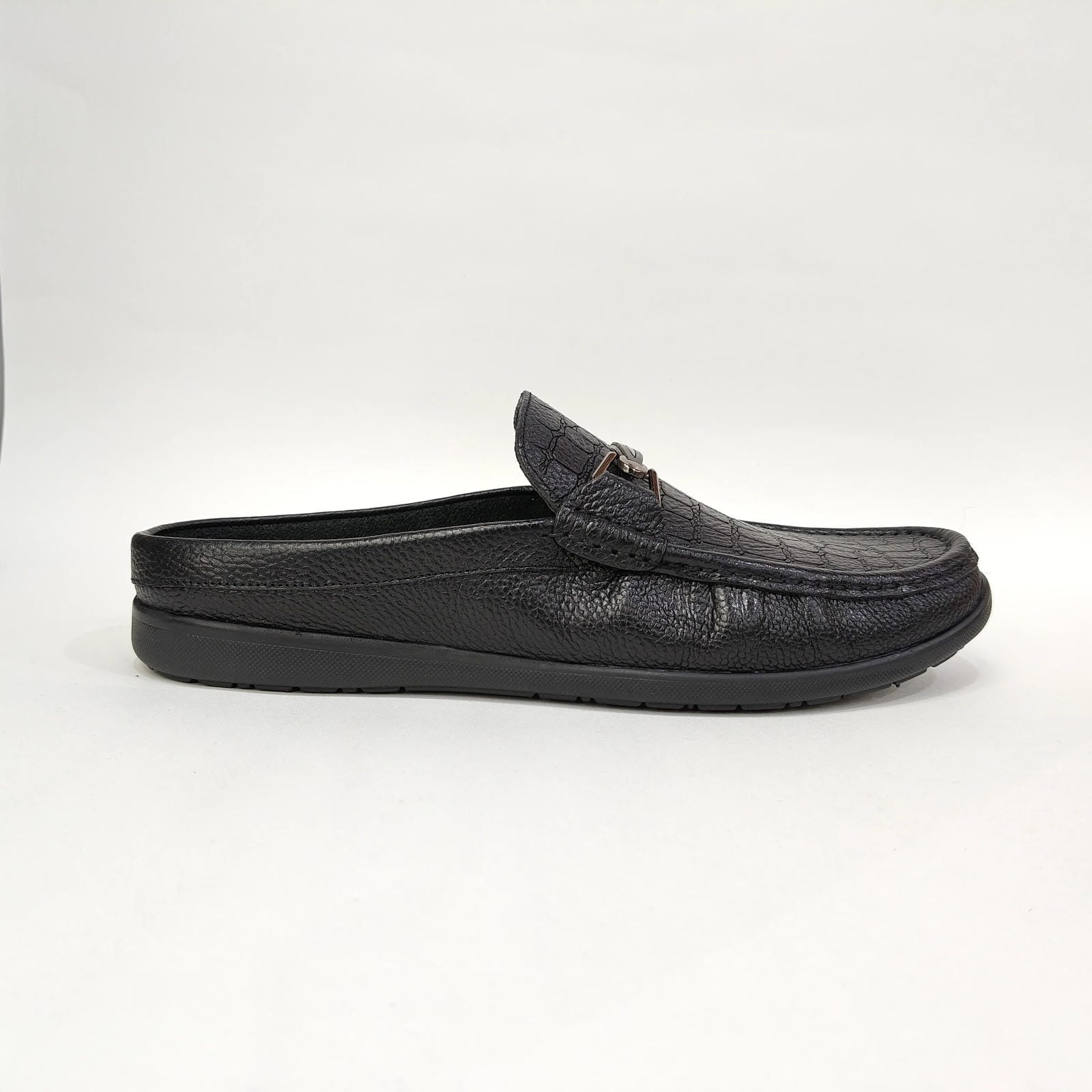 Men’s Cut Boots – Slip-On Loafers (Black / Blue)