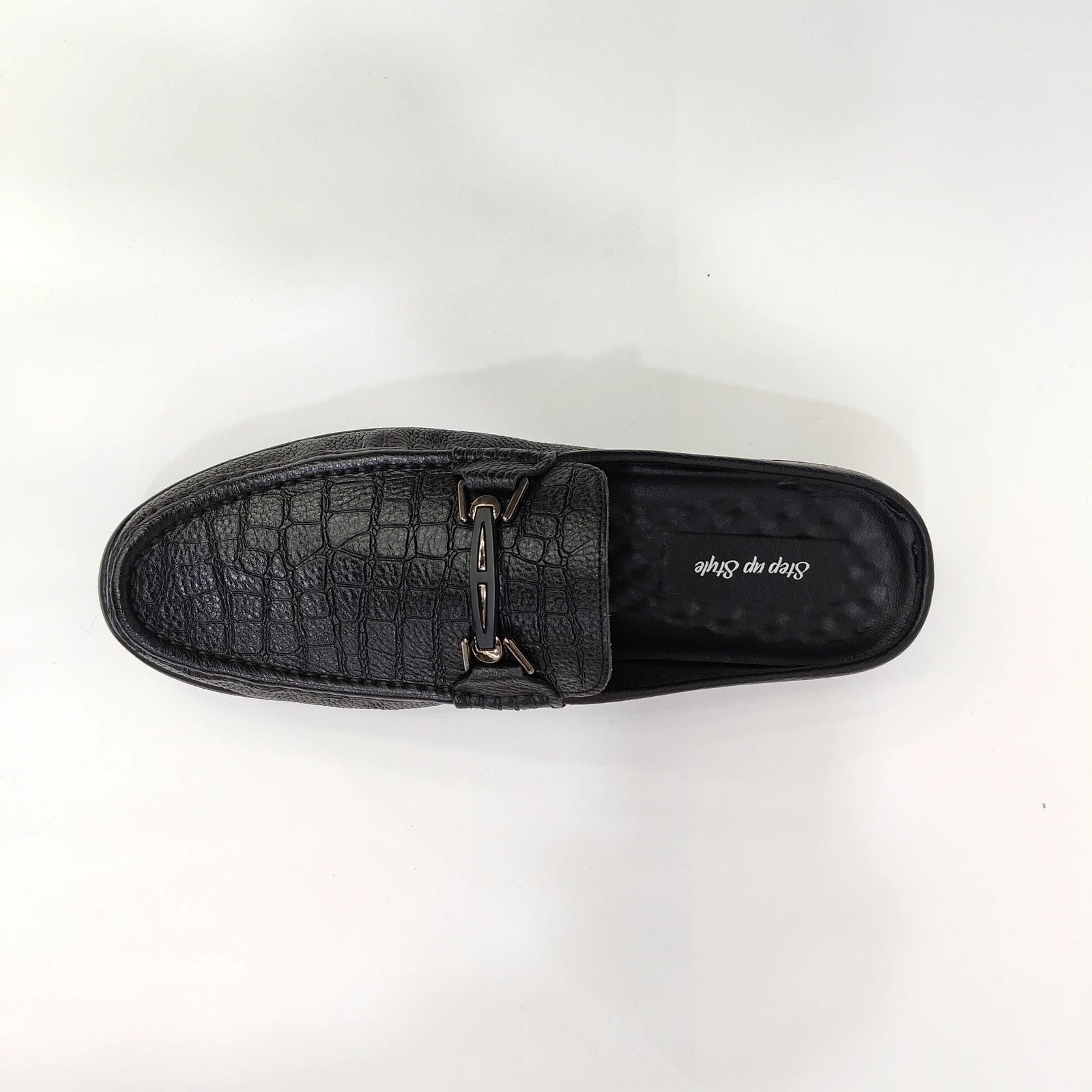 Men’s Cut Boots – Slip-On Loafers (Black / Blue)