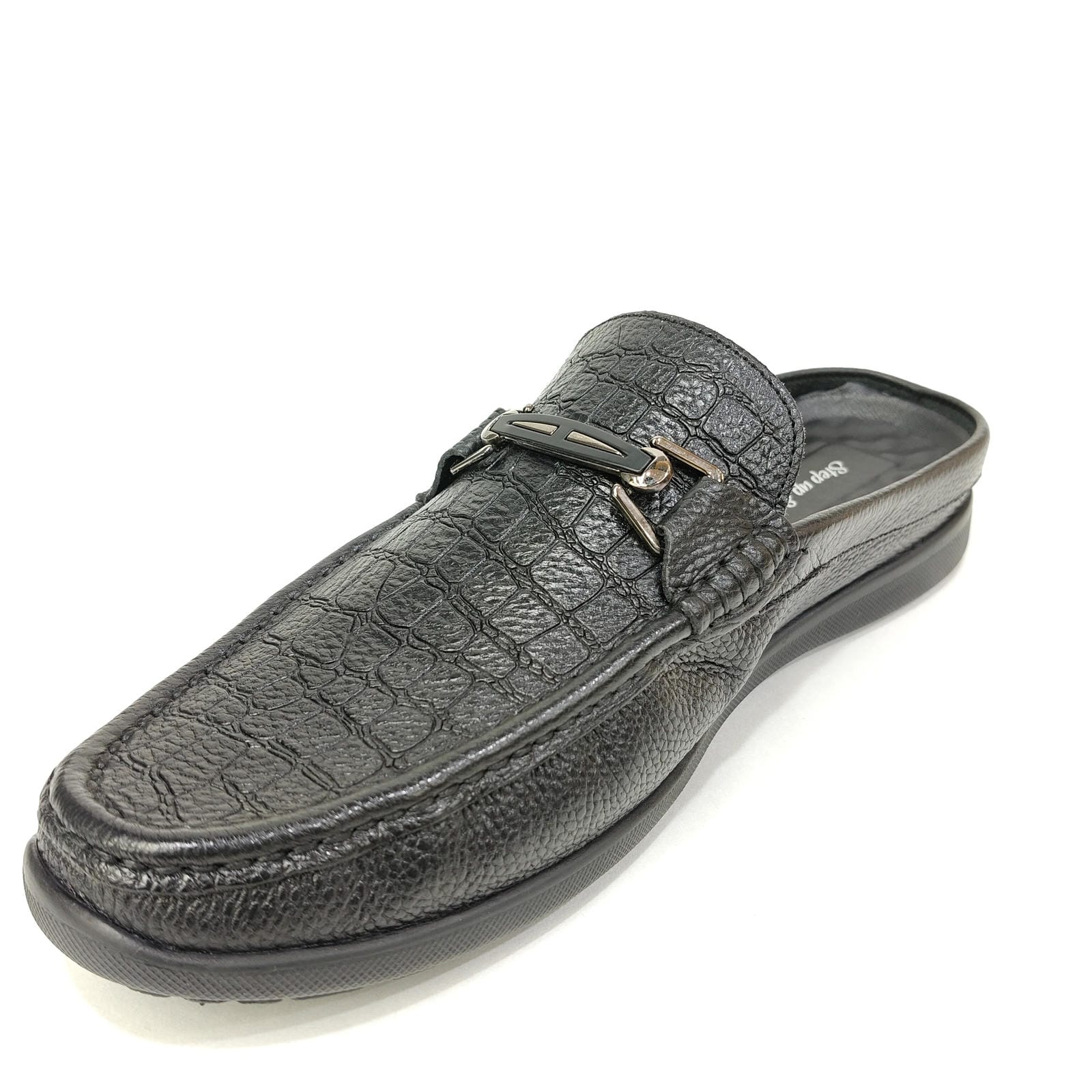 Men’s Cut Boots – Slip-On Loafers (Black / Blue)