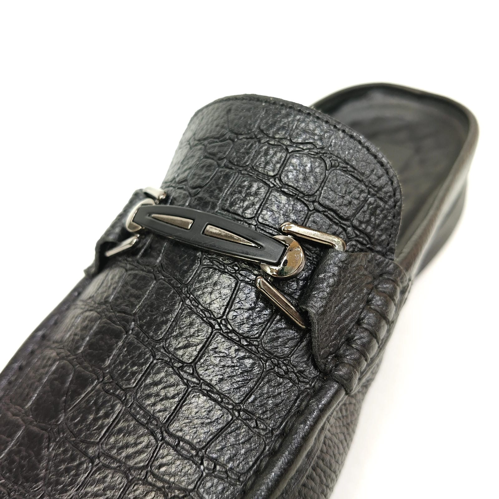 Men’s Cut Boots – Slip-On Loafers (Black / Blue)