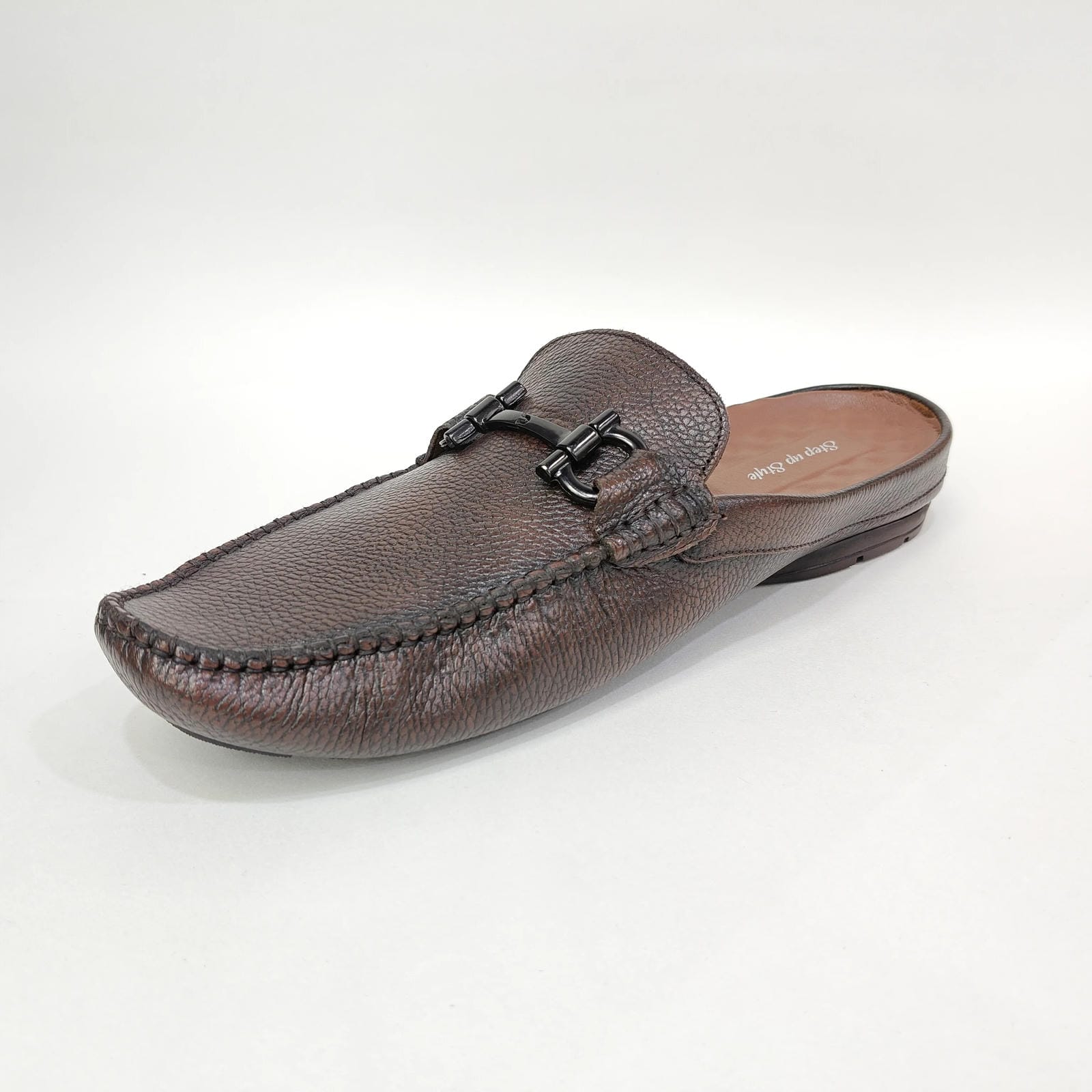 Men’s Slip-On Cut Loafers – Black & Brown