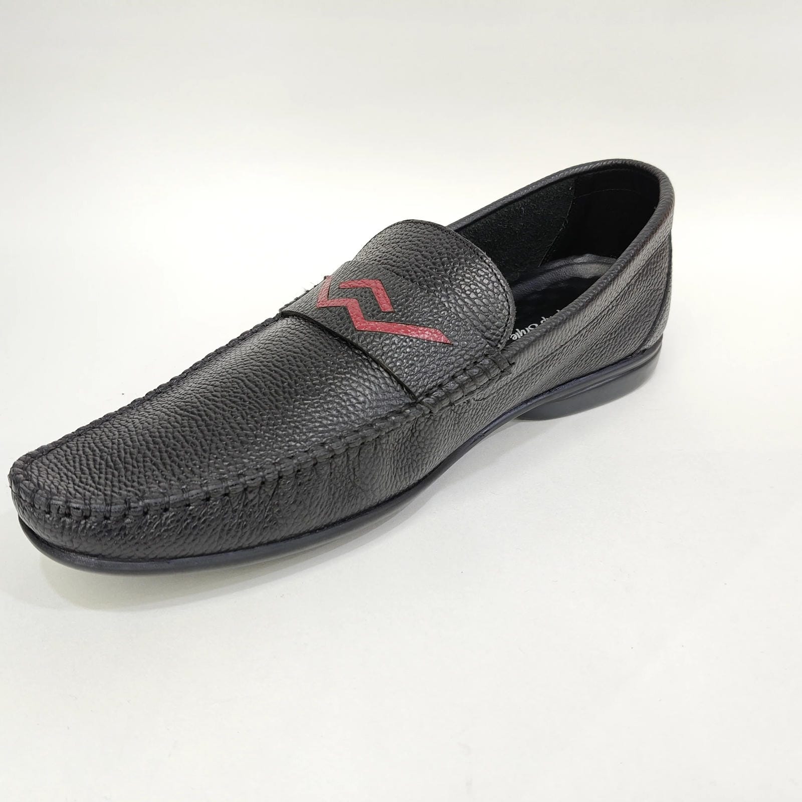 Men’s Genuine Leather Loafer – Black & Brown Slip-On Shoes