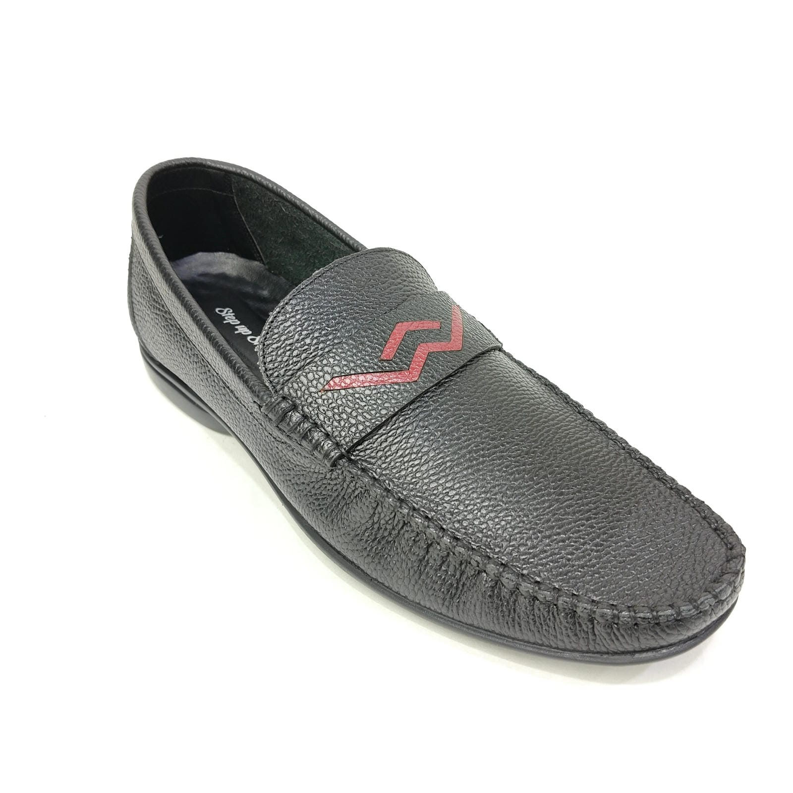 Men’s Genuine Leather Loafer – Black & Brown Slip-On Shoes