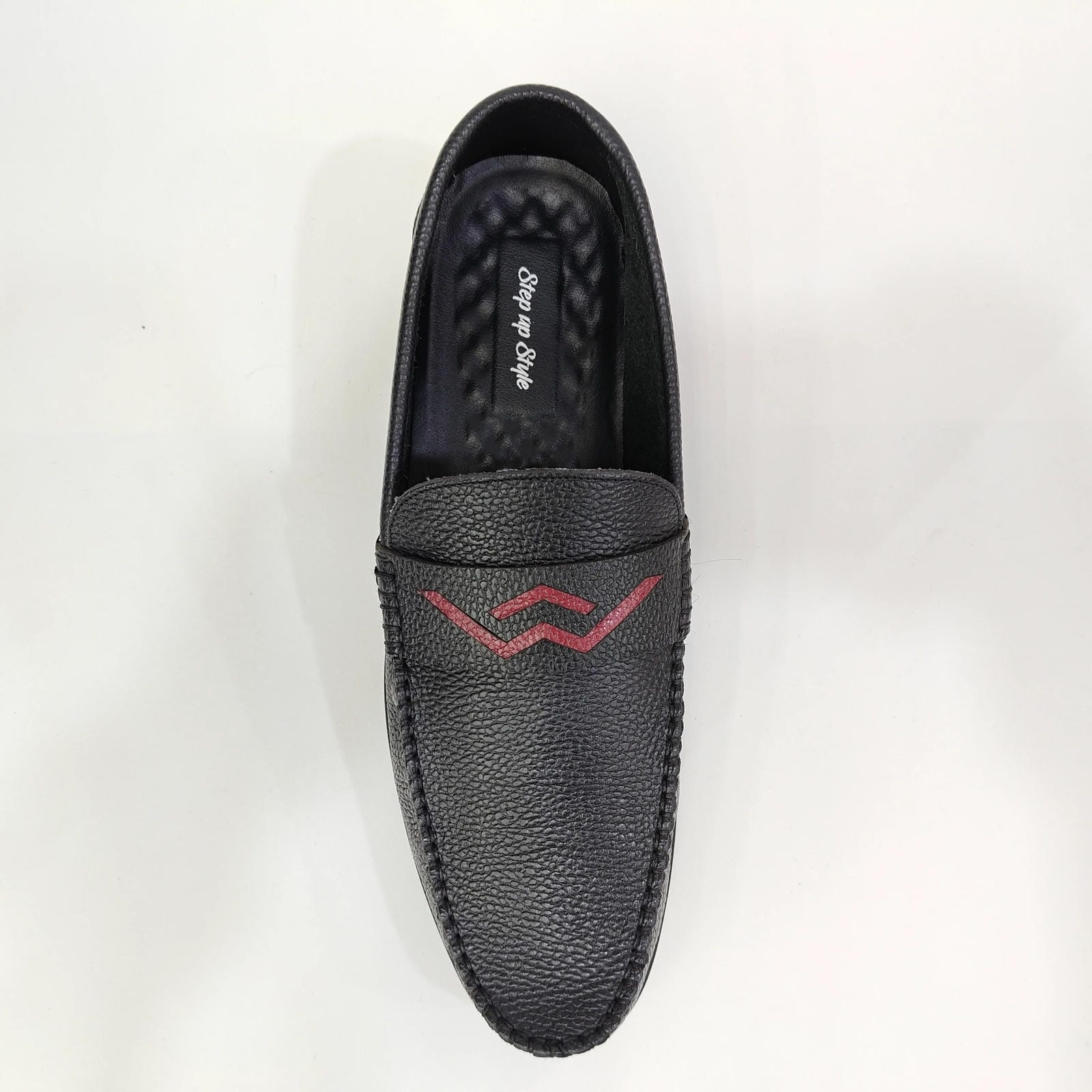 Men’s Genuine Leather Loafer – Black & Brown Slip-On Shoes