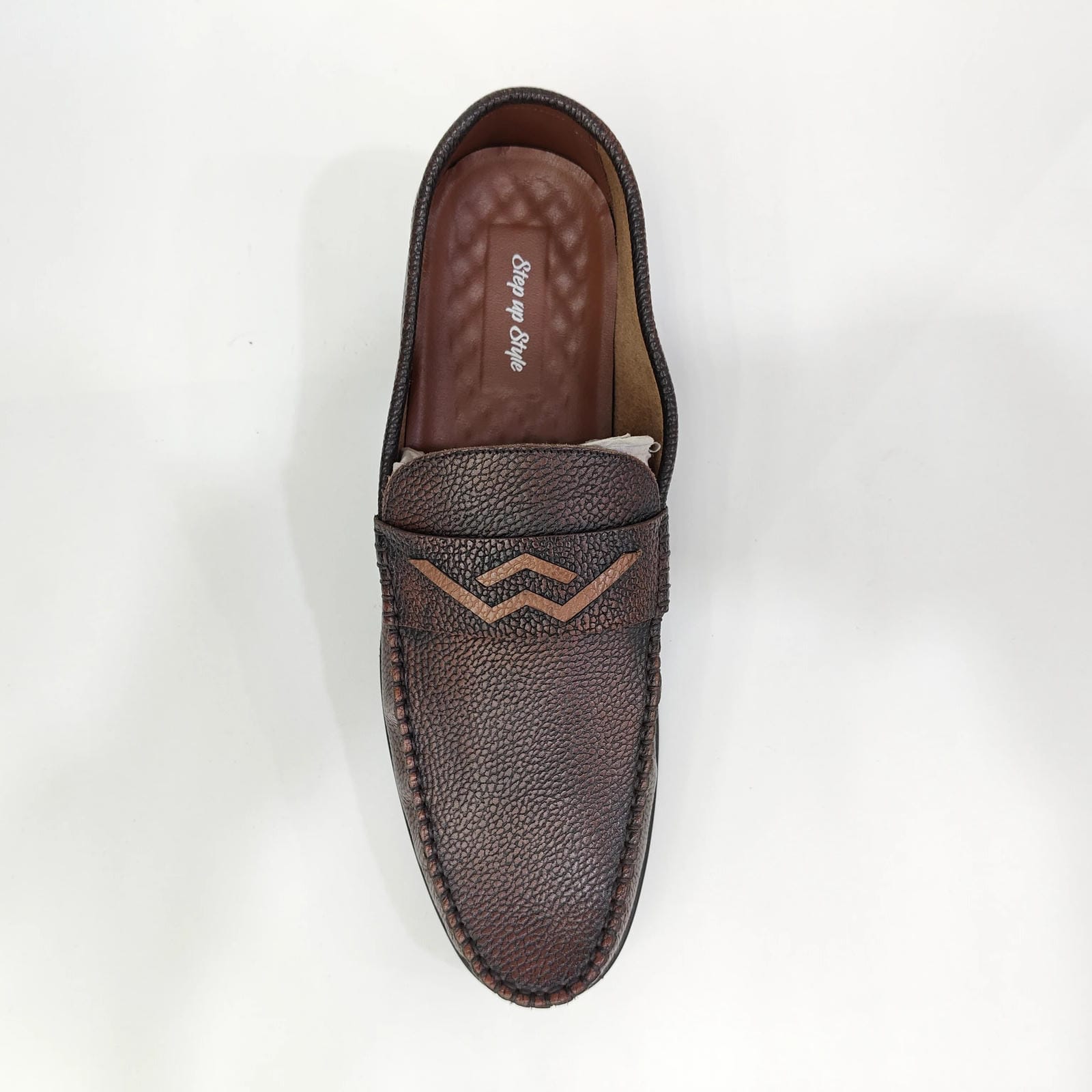 Men’s Genuine Leather Loafer – Black & Brown Slip-On Shoes
