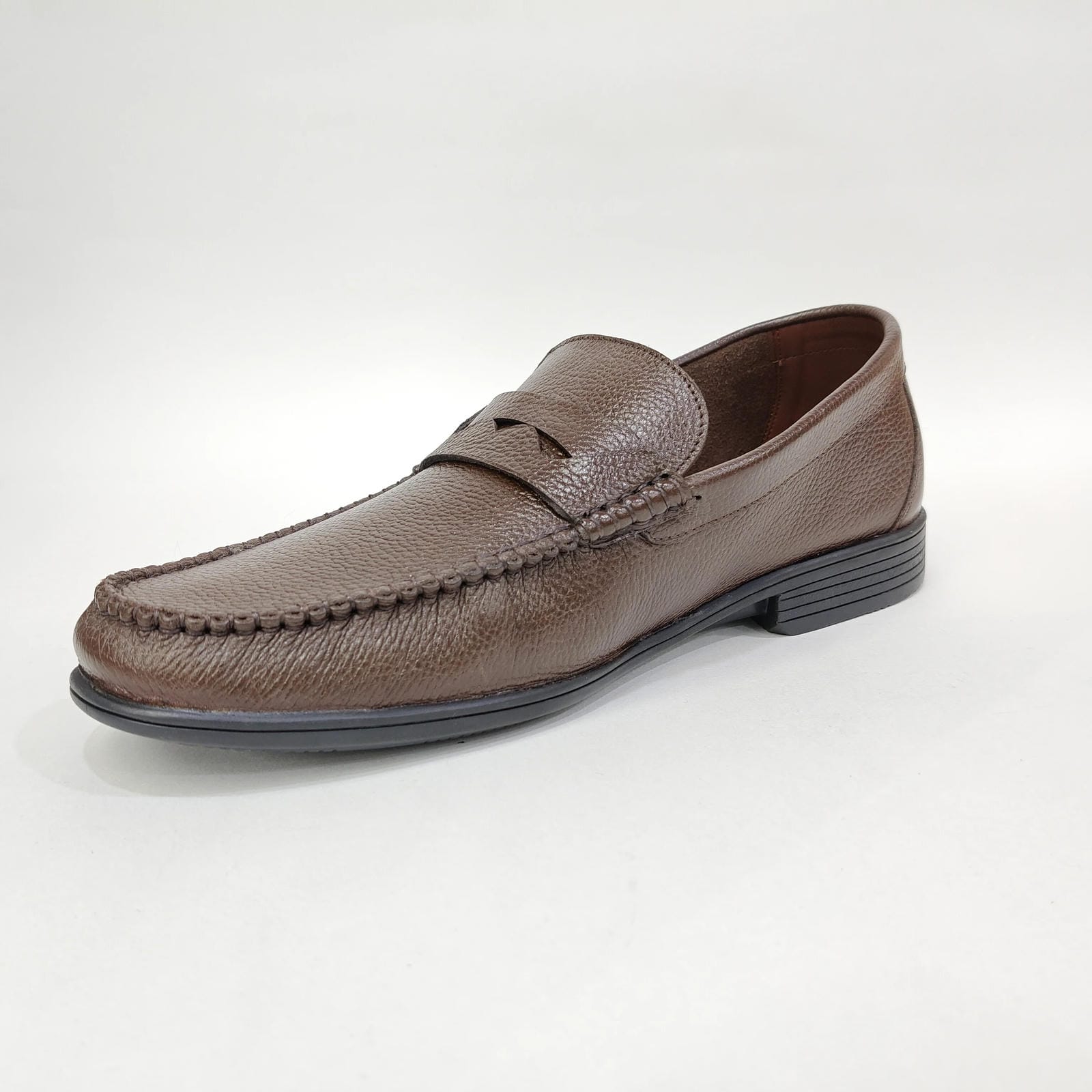 Men’s Genuine Leather Loafer – Black & Brown