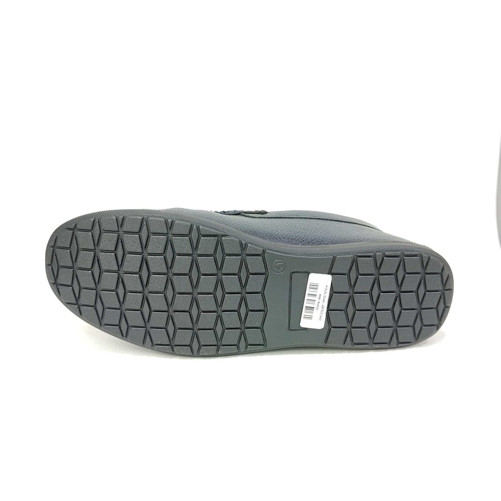 Men’s Genuine Leather Net Shoe – Black & Blue