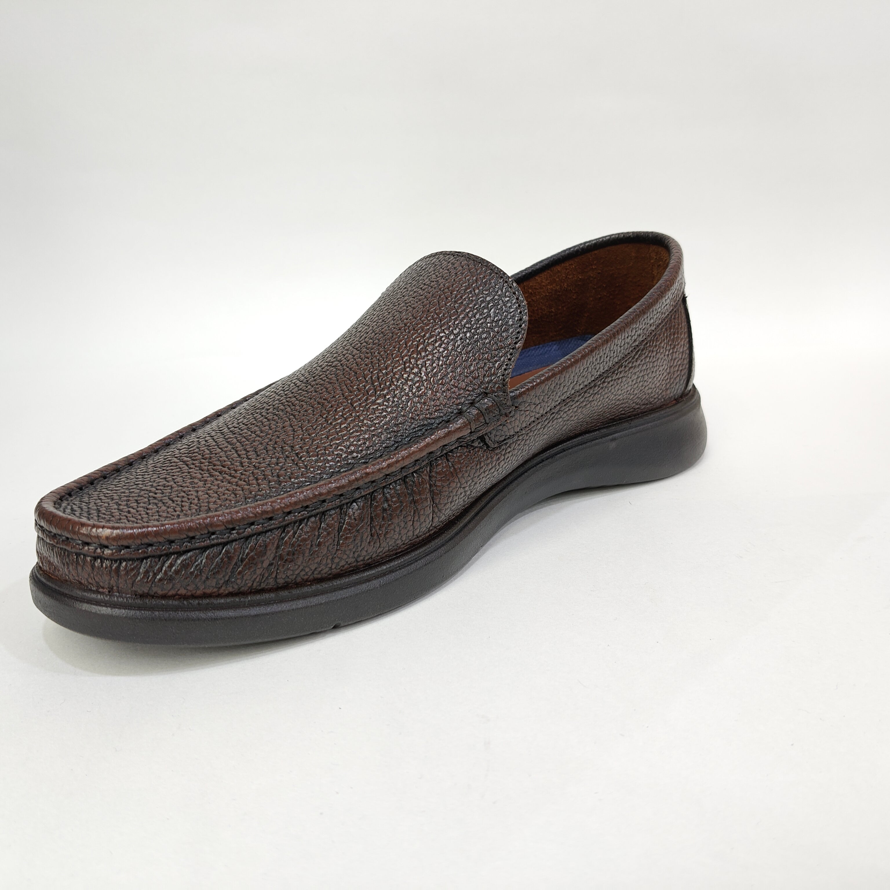Men’s Genuine Leather Plain Boots – Brown & Black