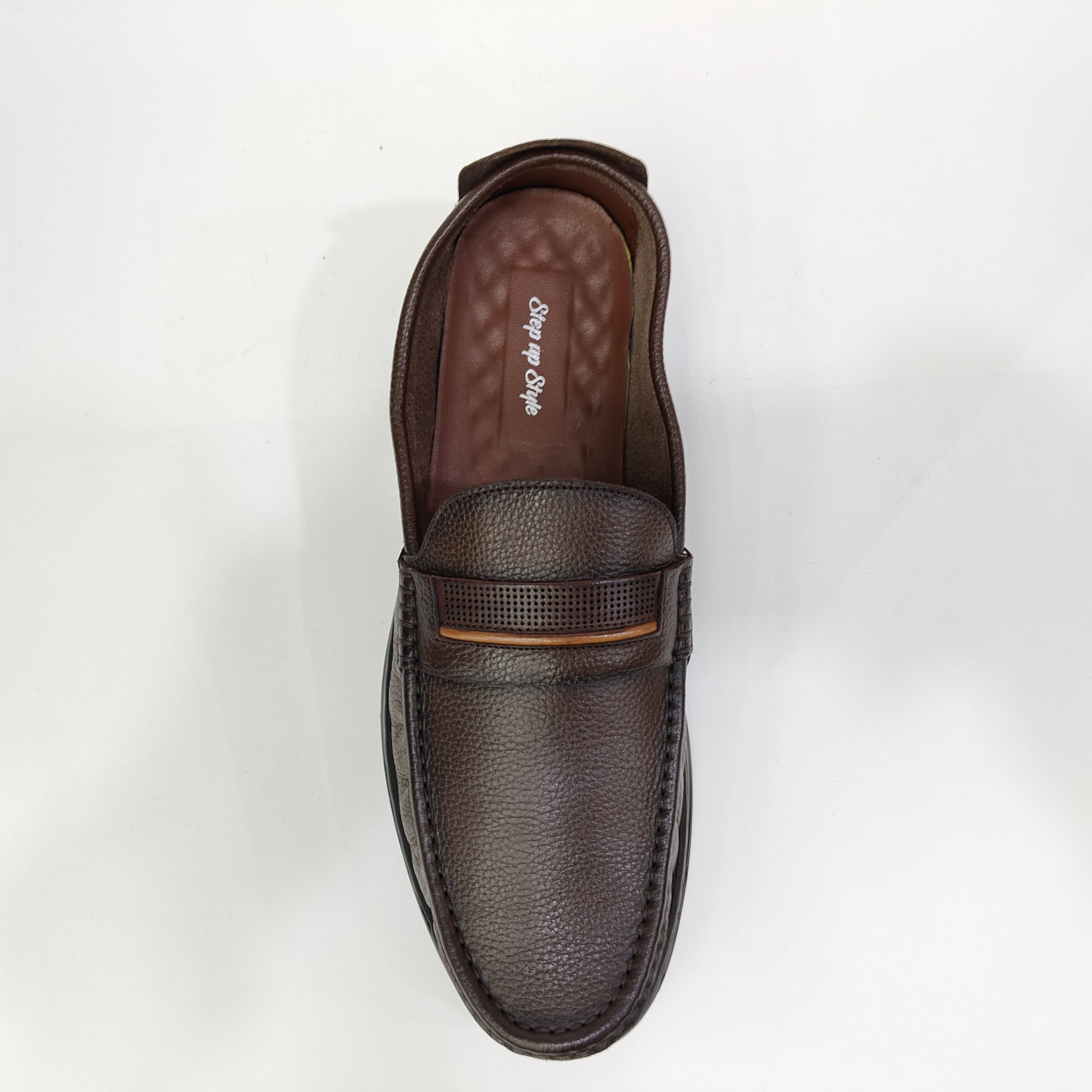 Men’s Red Line Net Loafers – Black & Maroon