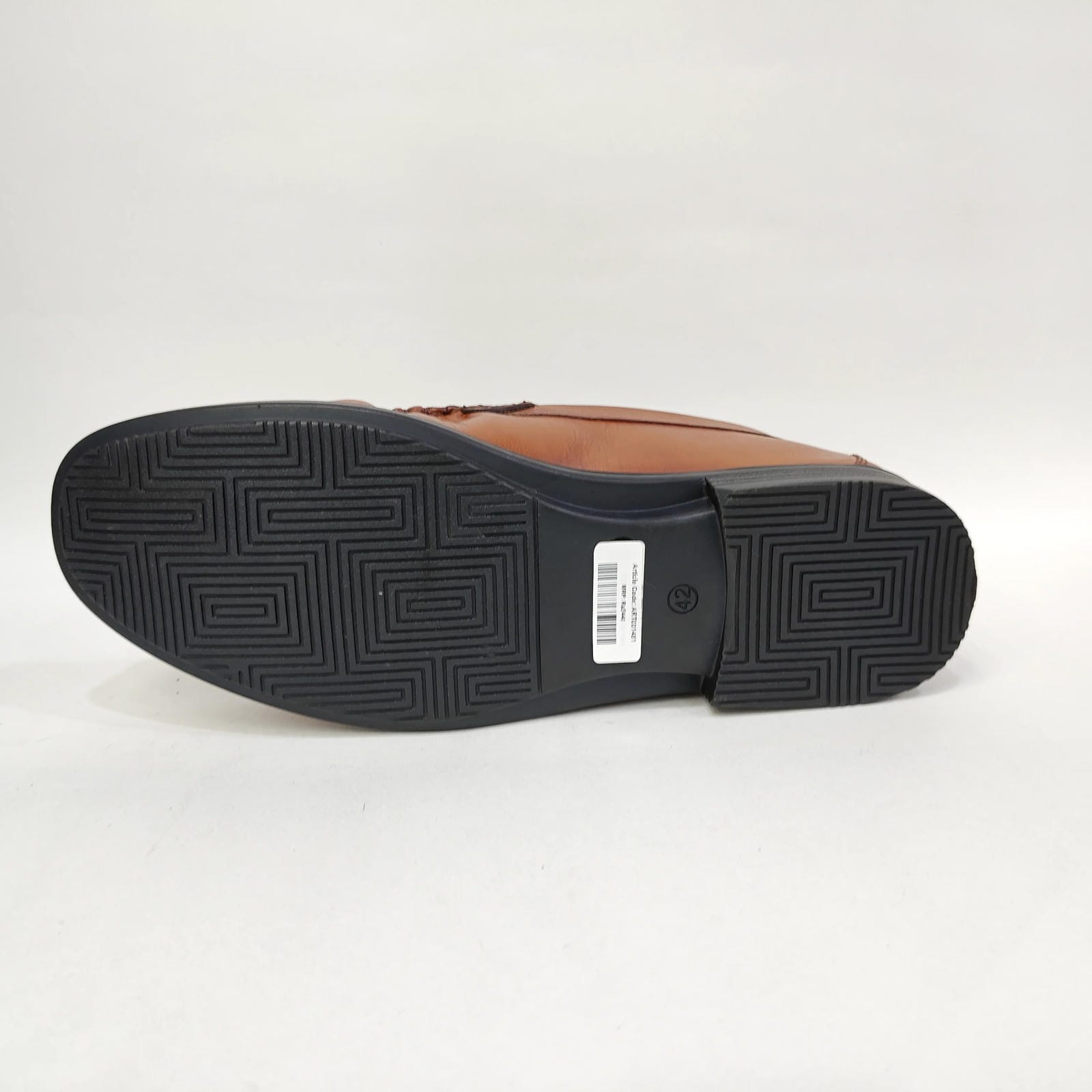 Men’s Plain Genuine Leather Loafer Heels – Black & Tan