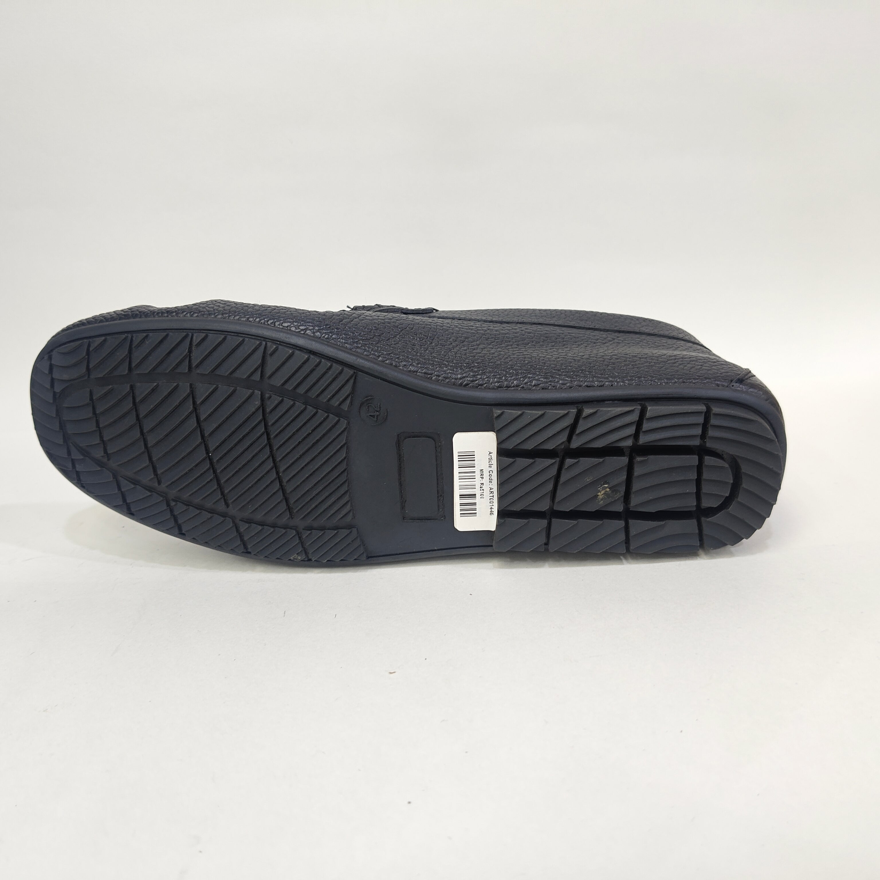 Men’s Genuine Leather Shoes with Rubber Sole – Black & Brown