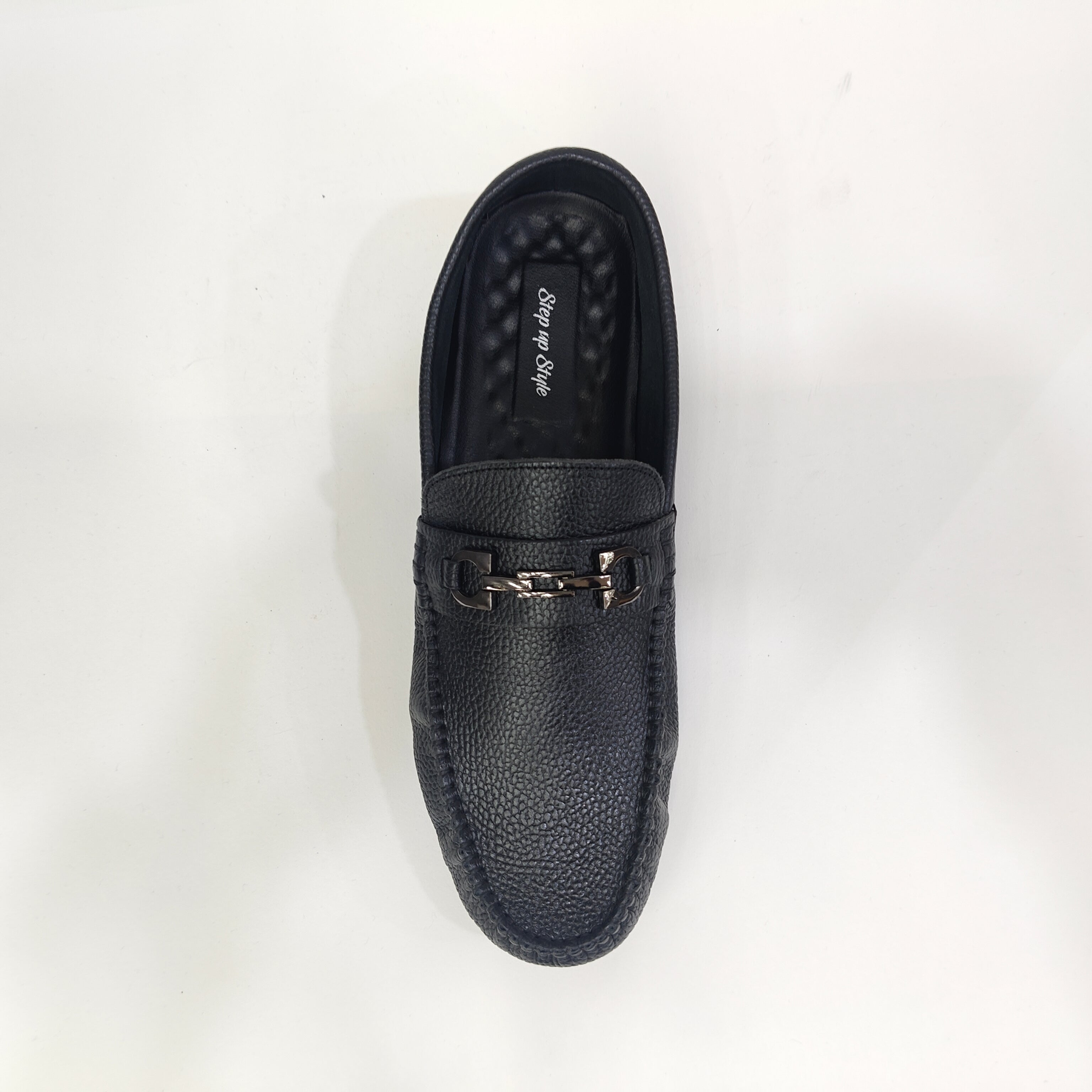Men’s Genuine Leather Shoes with Rubber Sole – Black & Brown