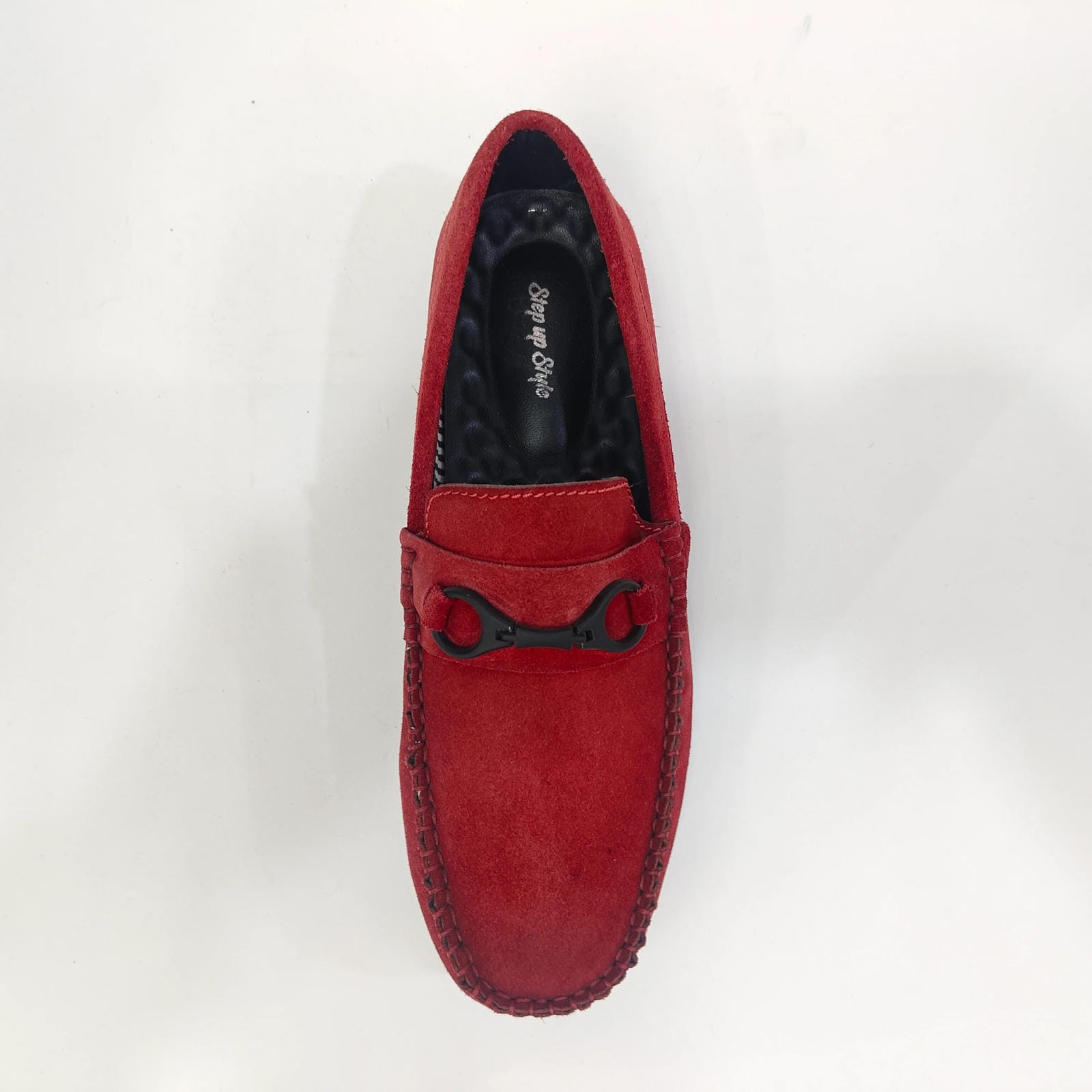 Leather Shoes Men’s Medium Ankle – Blue, Black, Red & Tan