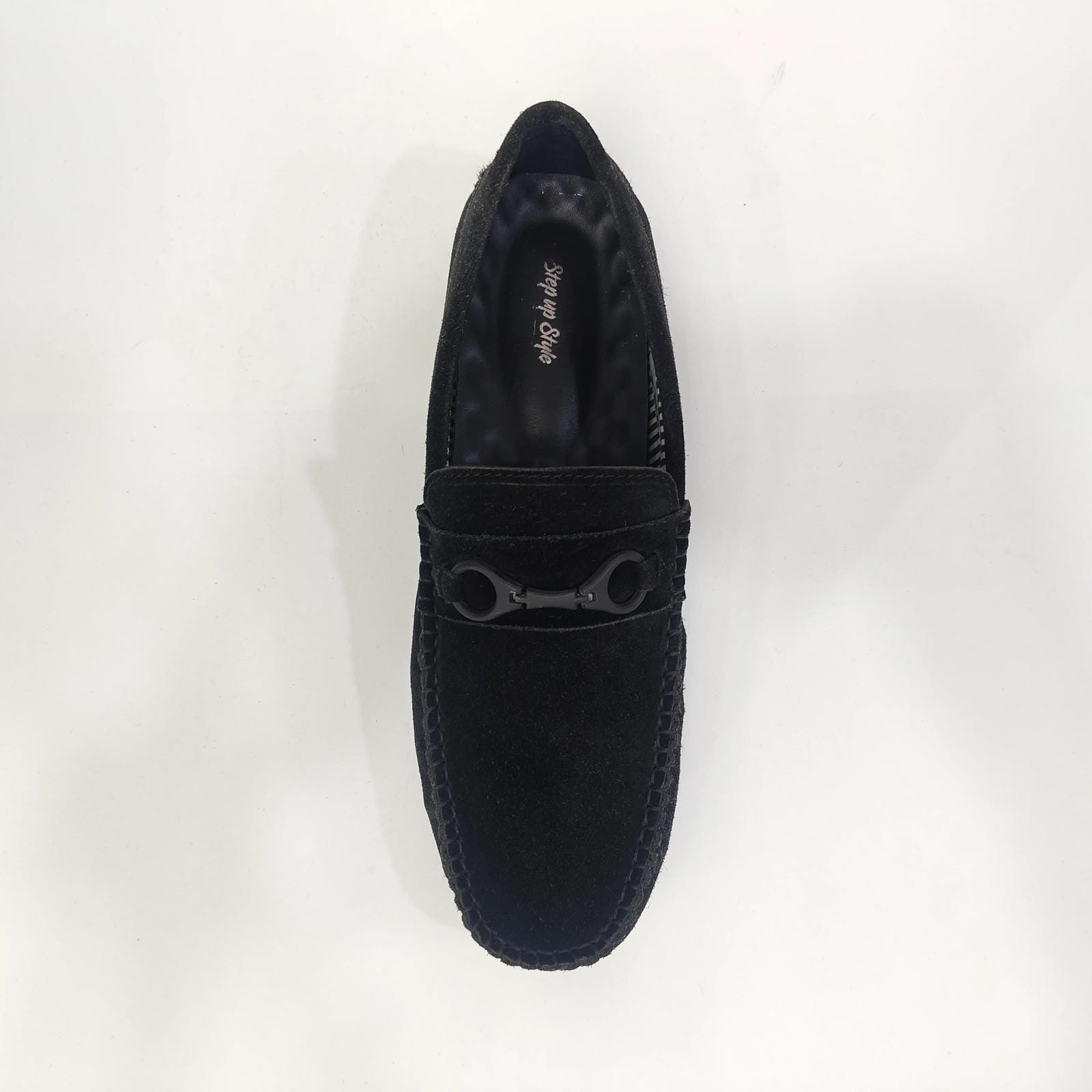 Leather Shoes Men’s Medium Ankle – Blue, Black, Red & Tan