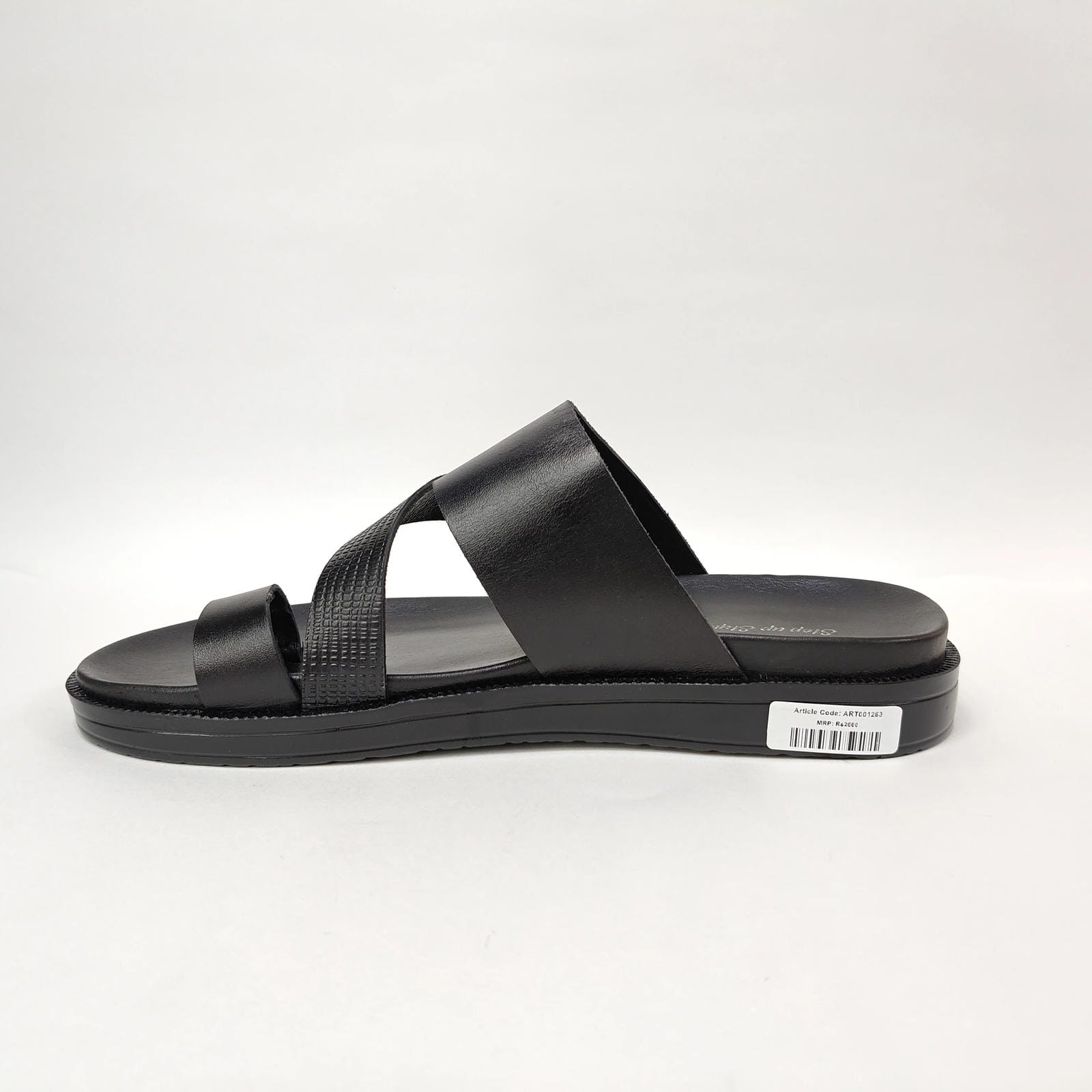 StepUpStyle Men’s Comfort Form Chappal – Black & Brown