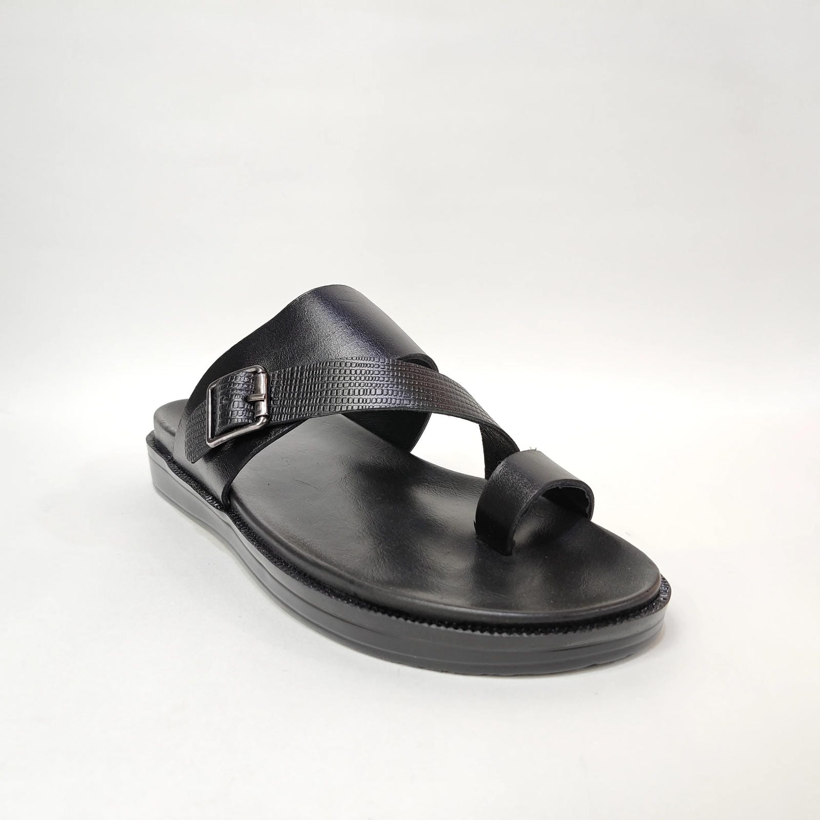 StepUpStyle Men’s Comfort Form Chappal – Black & Brown