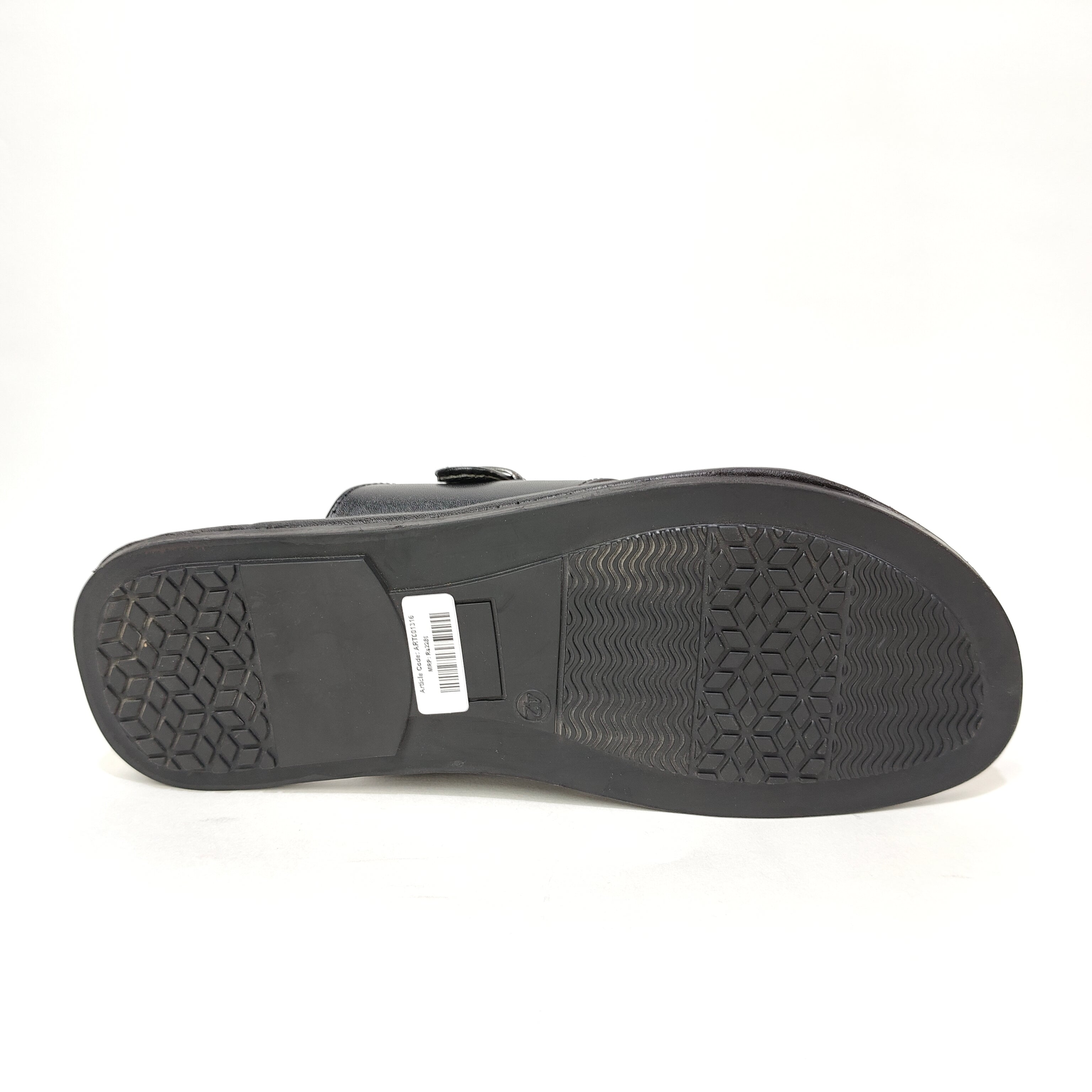StepUpStyle Men’s Flat Belt Leather Chappal – Black & Brown