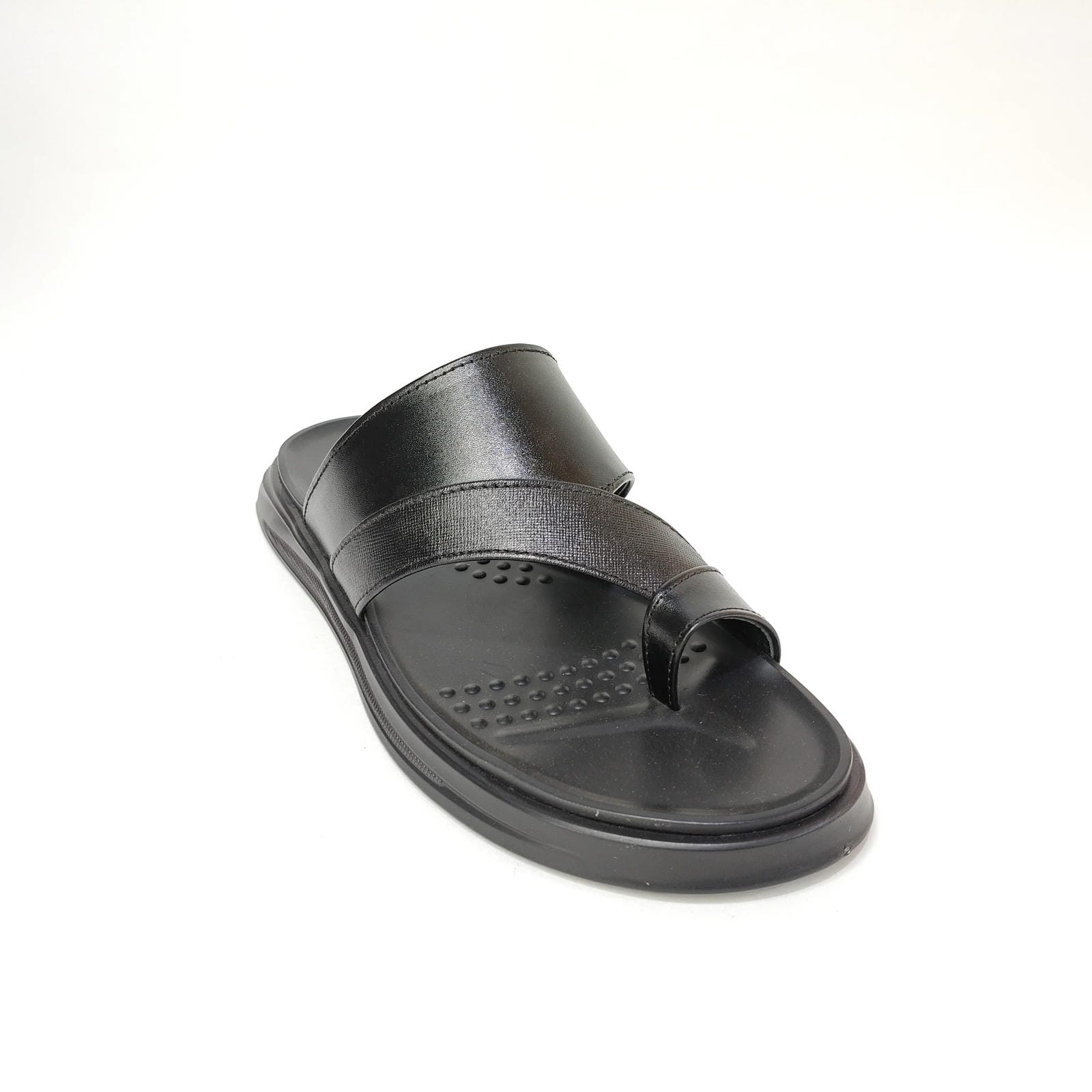 StepUpStyle Men’s Comfort Rub Chappal – Black