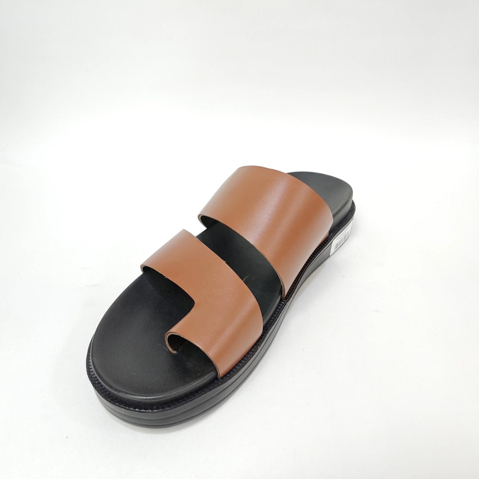 StepUpStyle Men’s Comfort Belt Leather Chappal – Black & Tan