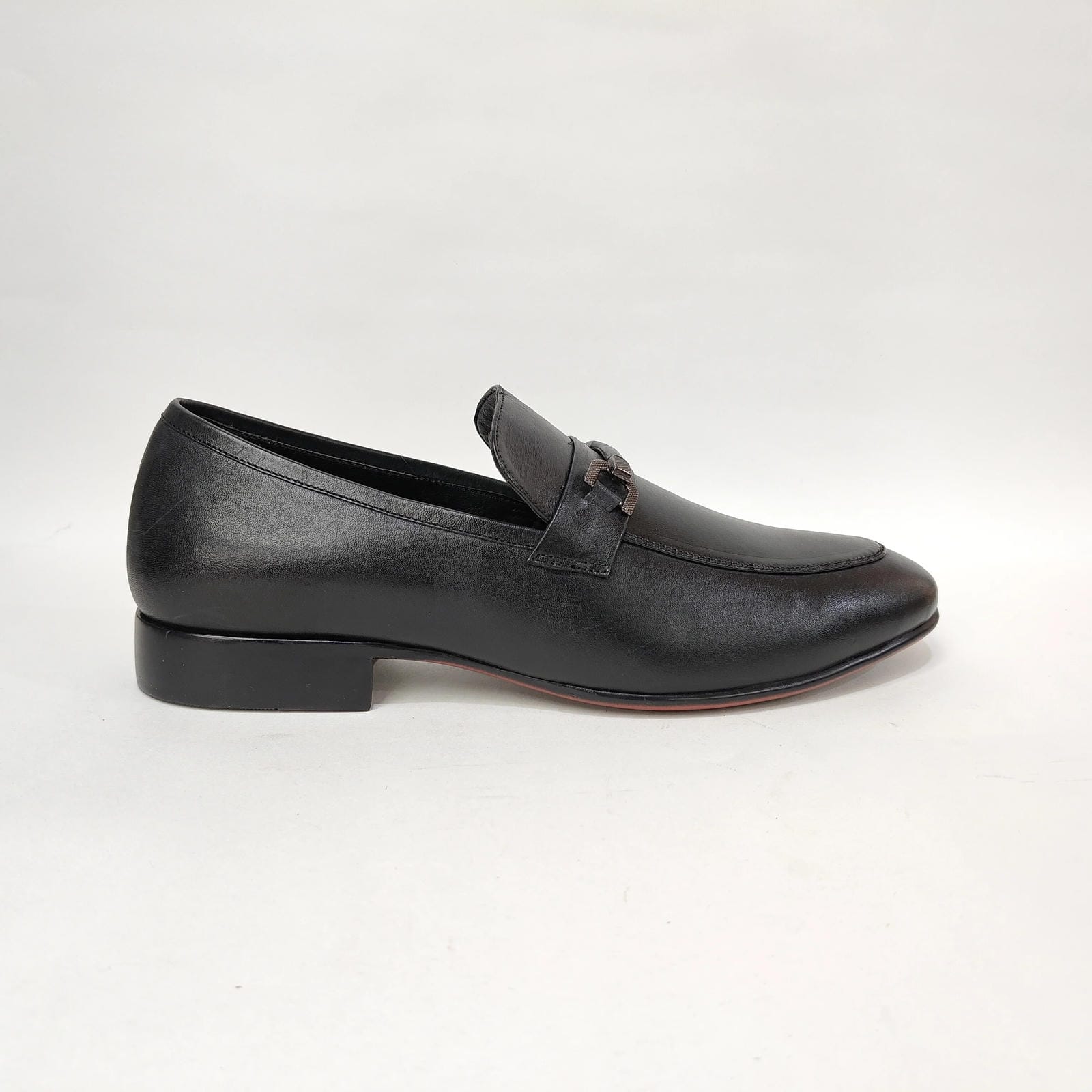 StepUpStyle Men’s Genuine Leather Formal Loafer – Black & Tan