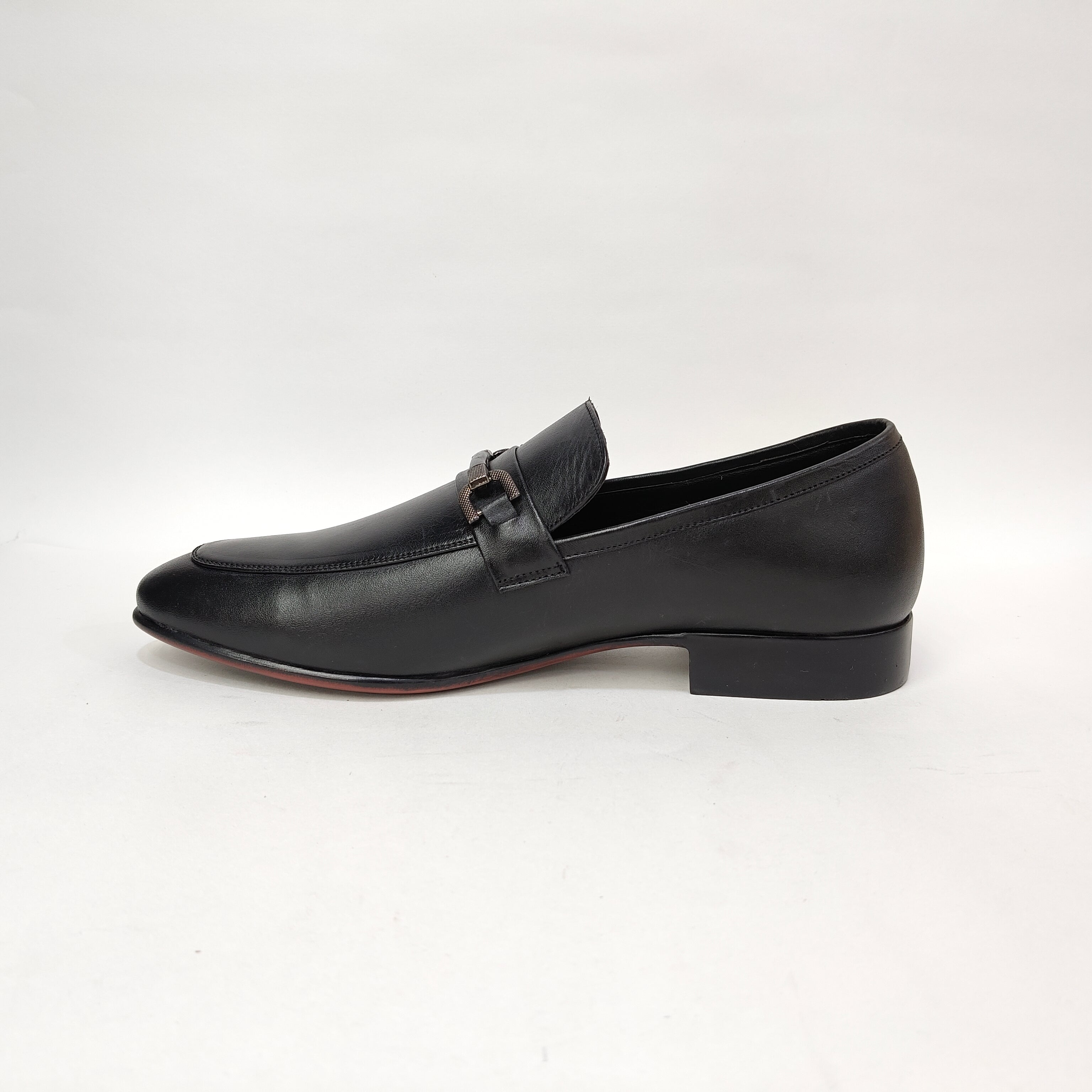 StepUpStyle Men’s Genuine Leather Formal Loafer – Black & Tan