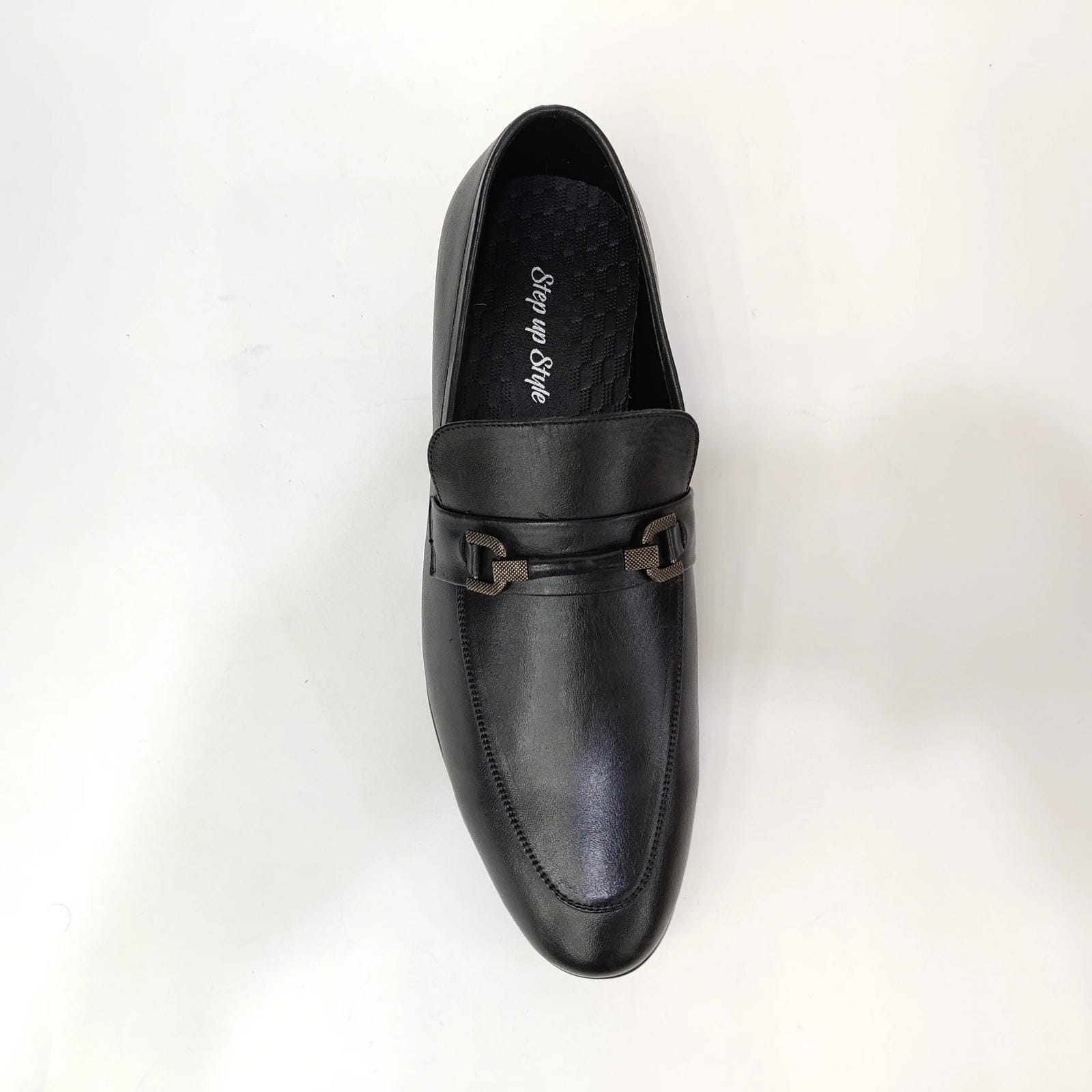 StepUpStyle Men’s Genuine Leather Formal Loafer – Black & Tan