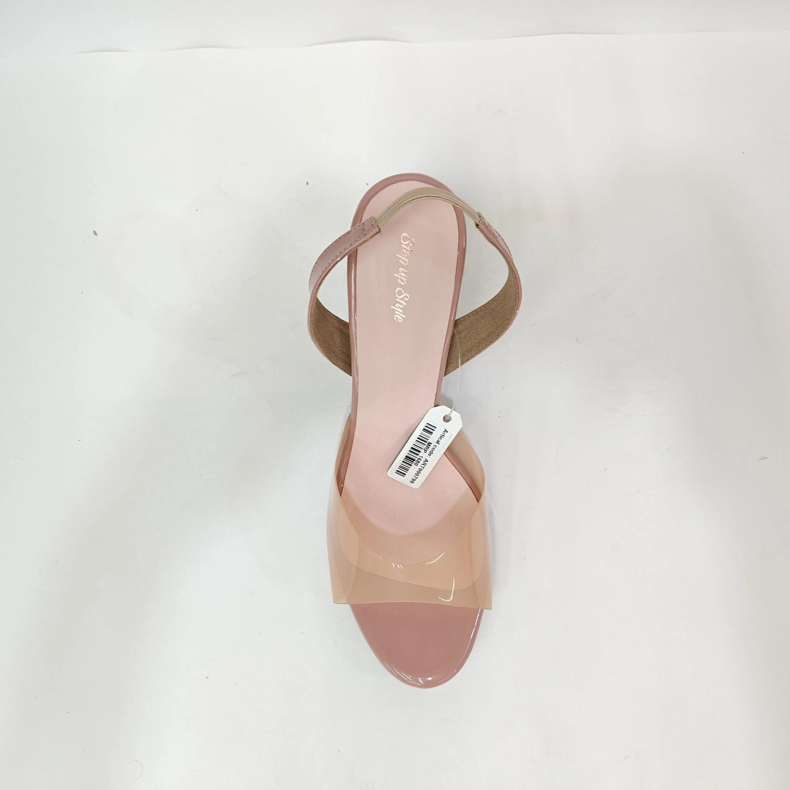 Pencil Heel with Transparent Cover – Black, Pink & Cream