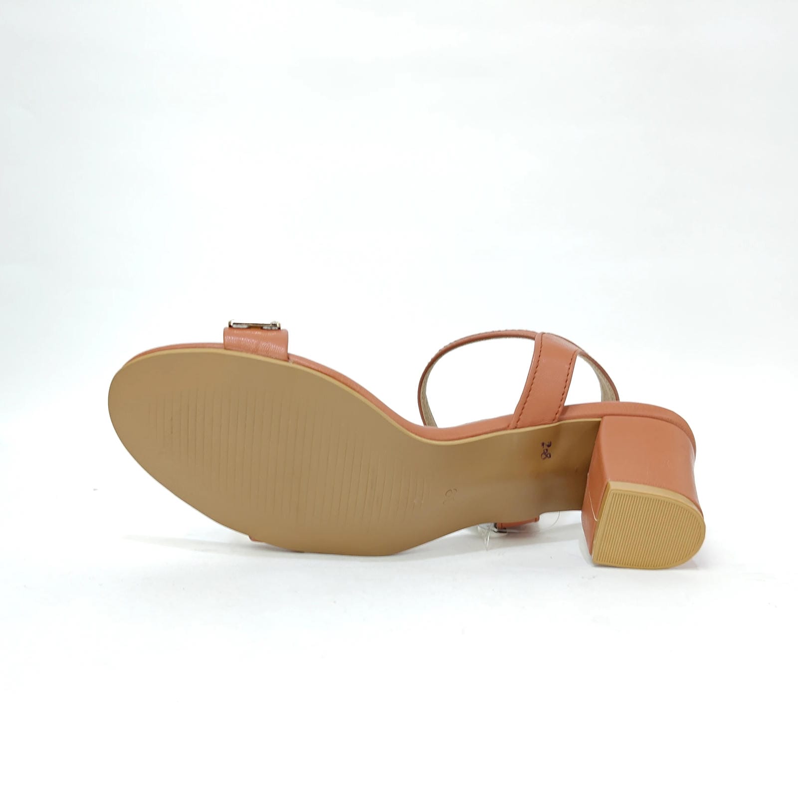 Block Heel with Square Pattern – Yellow, Brown & Black