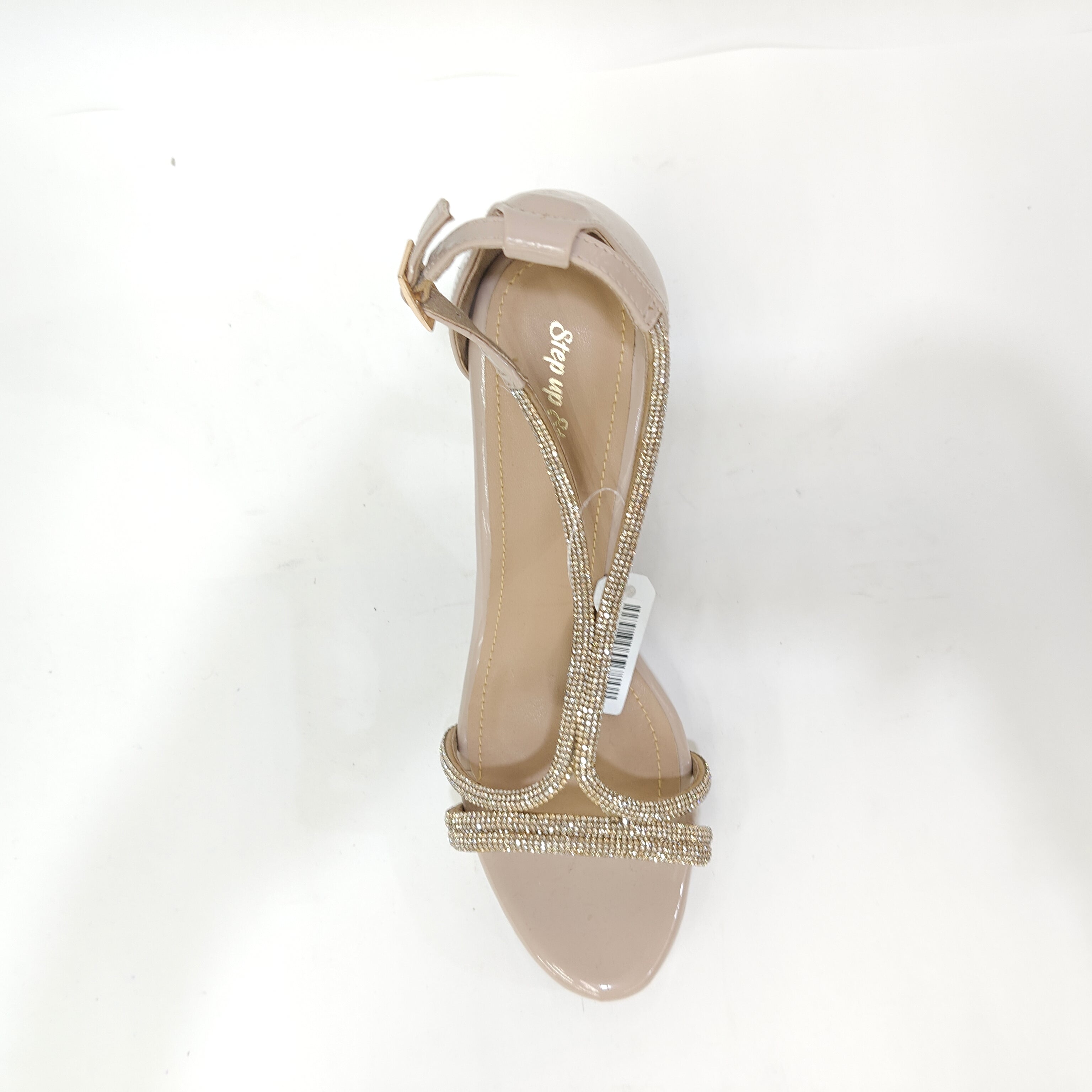 Long Pencil Heel Diamond – Black, Pink & Cream