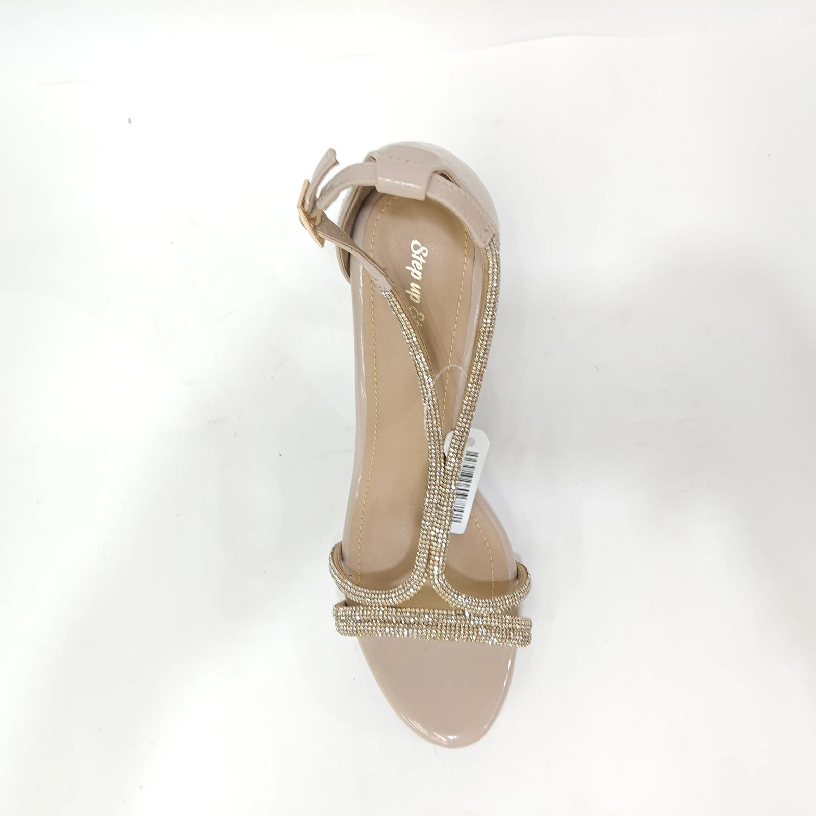 Long Pencil Heel Diamond – Black, Pink & Cream