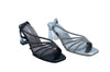 Women's Luxury Party Wear Transparent Glass Narrow Heels