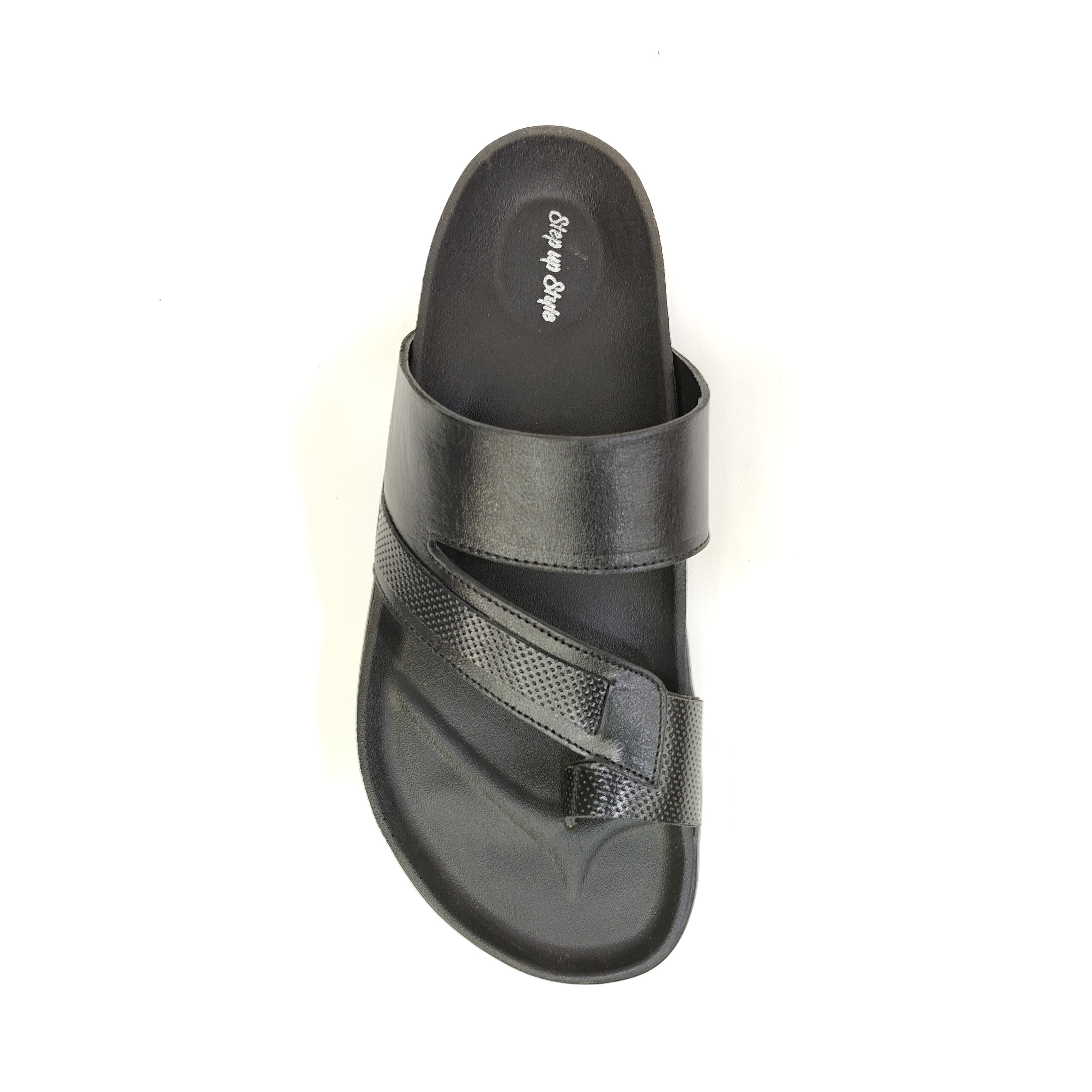 Men’s Comfort Chappal – Genuine Leather Black