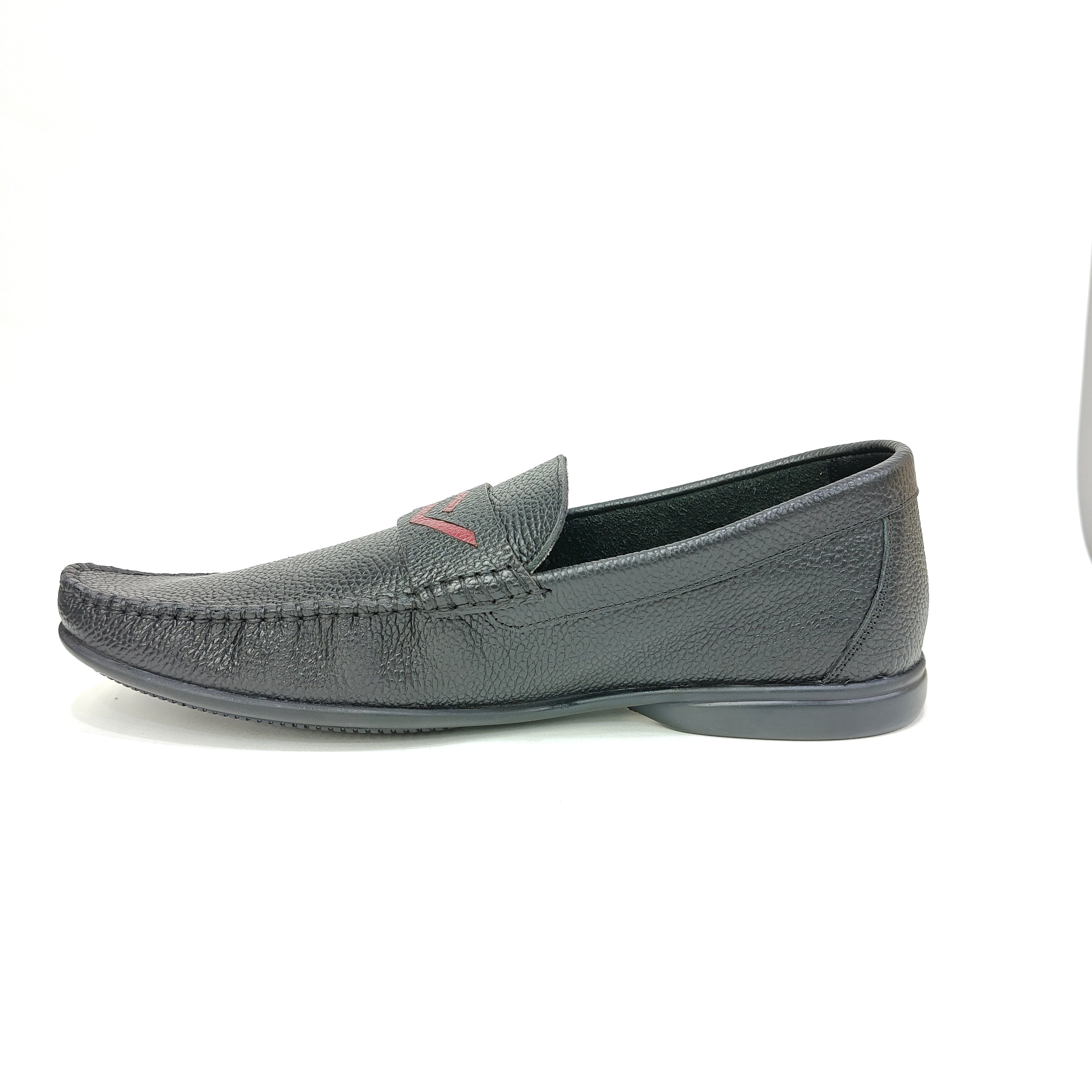 Men’s Genuine Leather Loafer – Black & Brown Slip-On Shoes