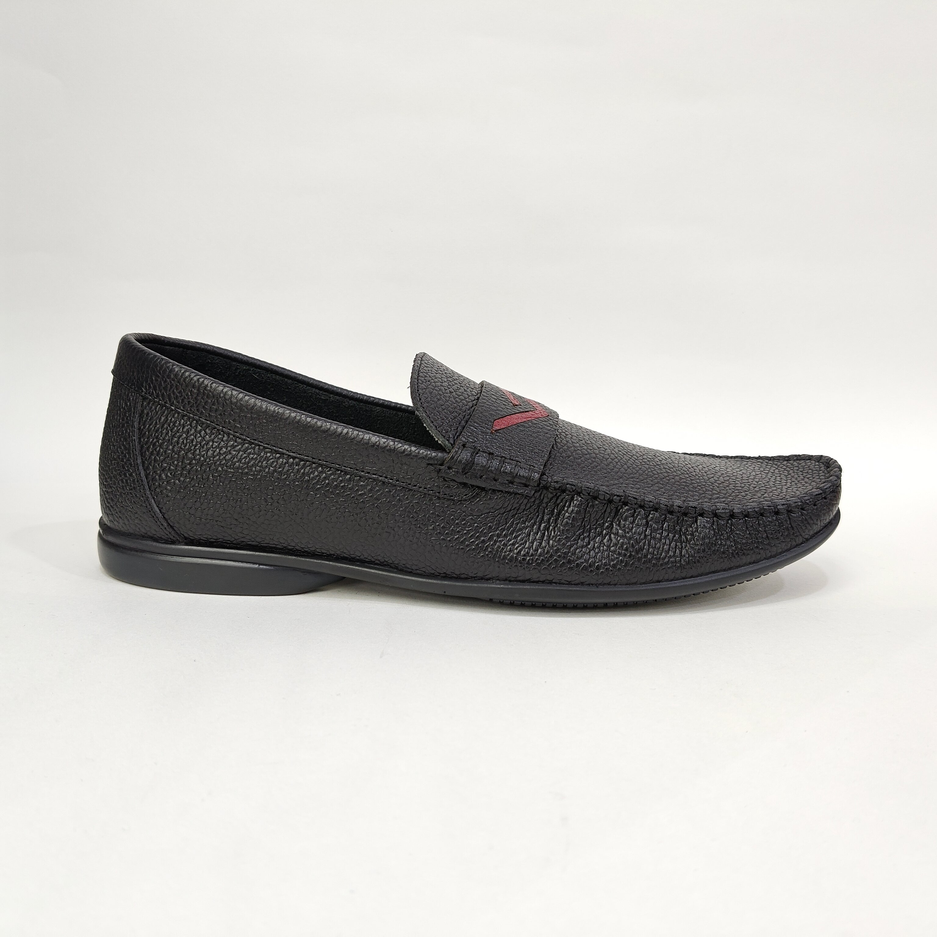 Men’s Genuine Leather Loafer – Black & Brown Slip-On Shoes