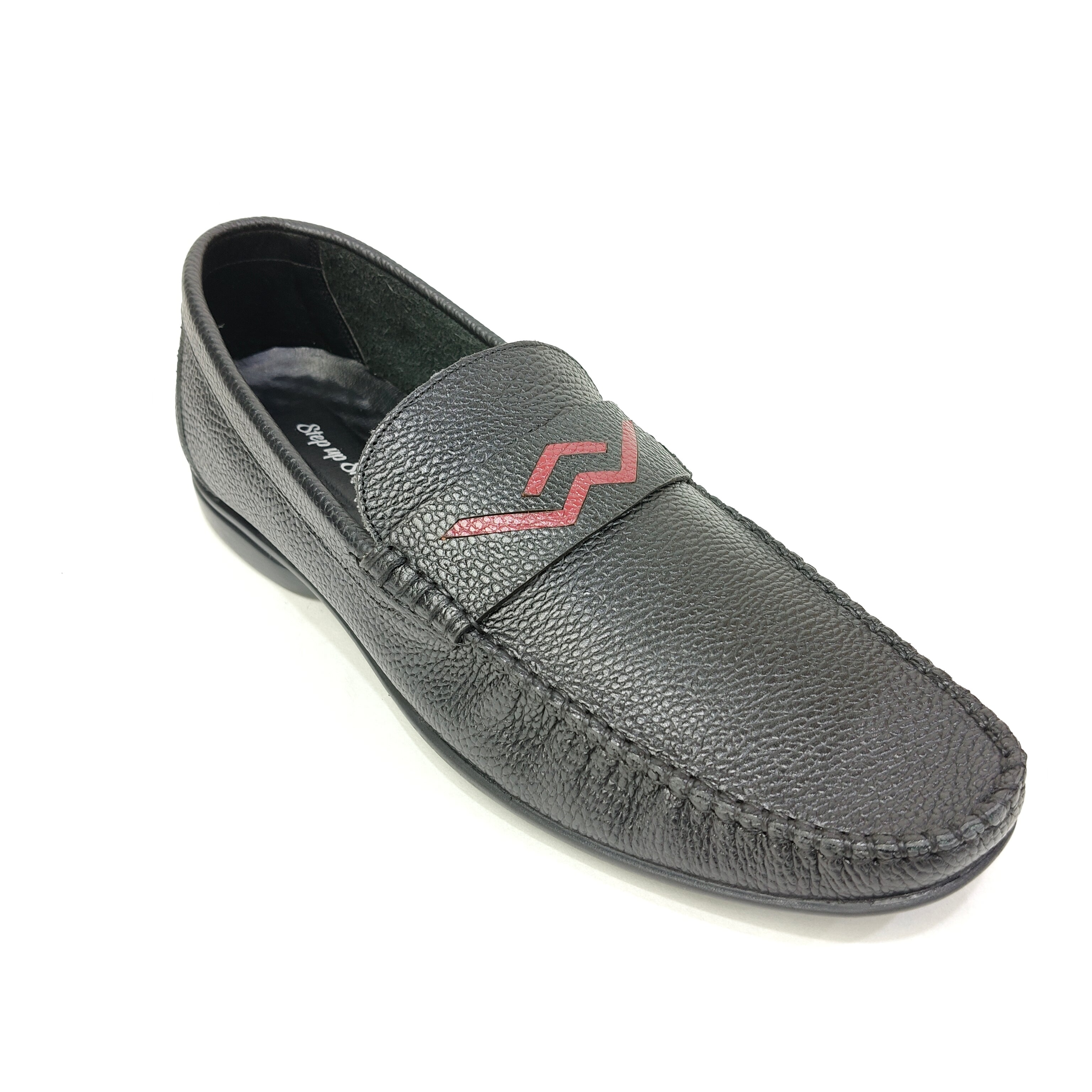 Men’s Genuine Leather Loafer – Black & Brown Slip-On Shoes
