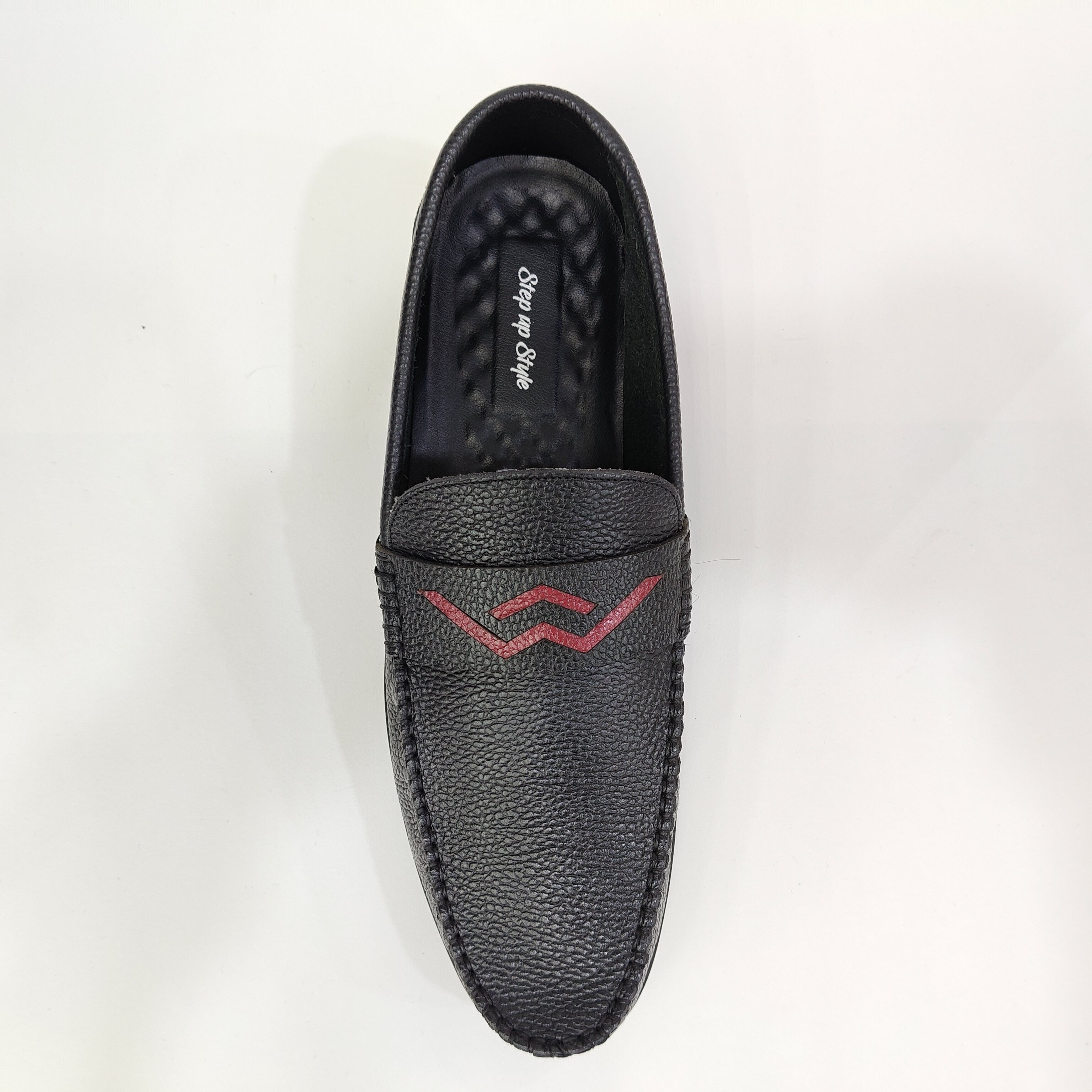 Men’s Genuine Leather Loafer – Black & Brown Slip-On Shoes