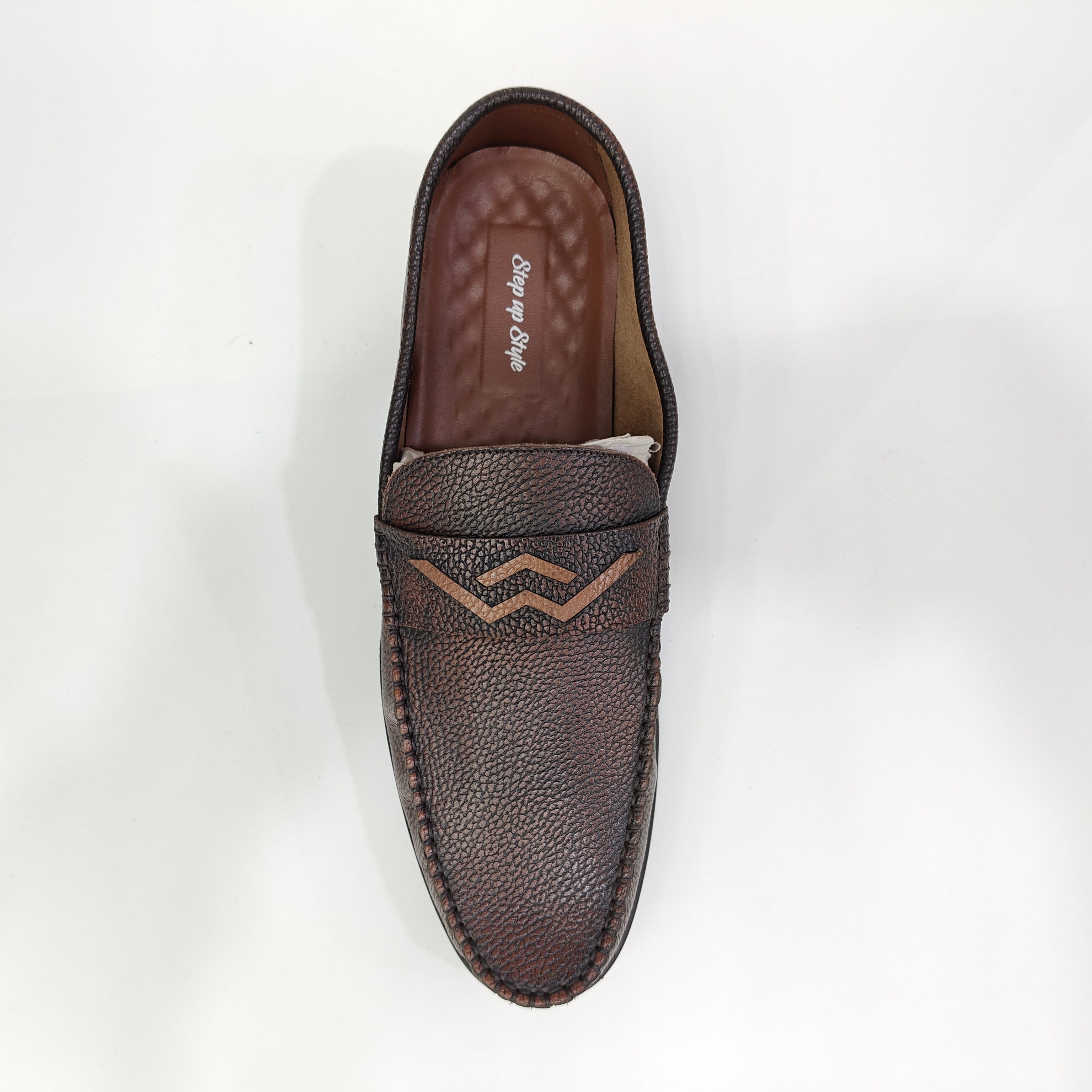 Men’s Genuine Leather Loafer – Black & Brown Slip-On Shoes