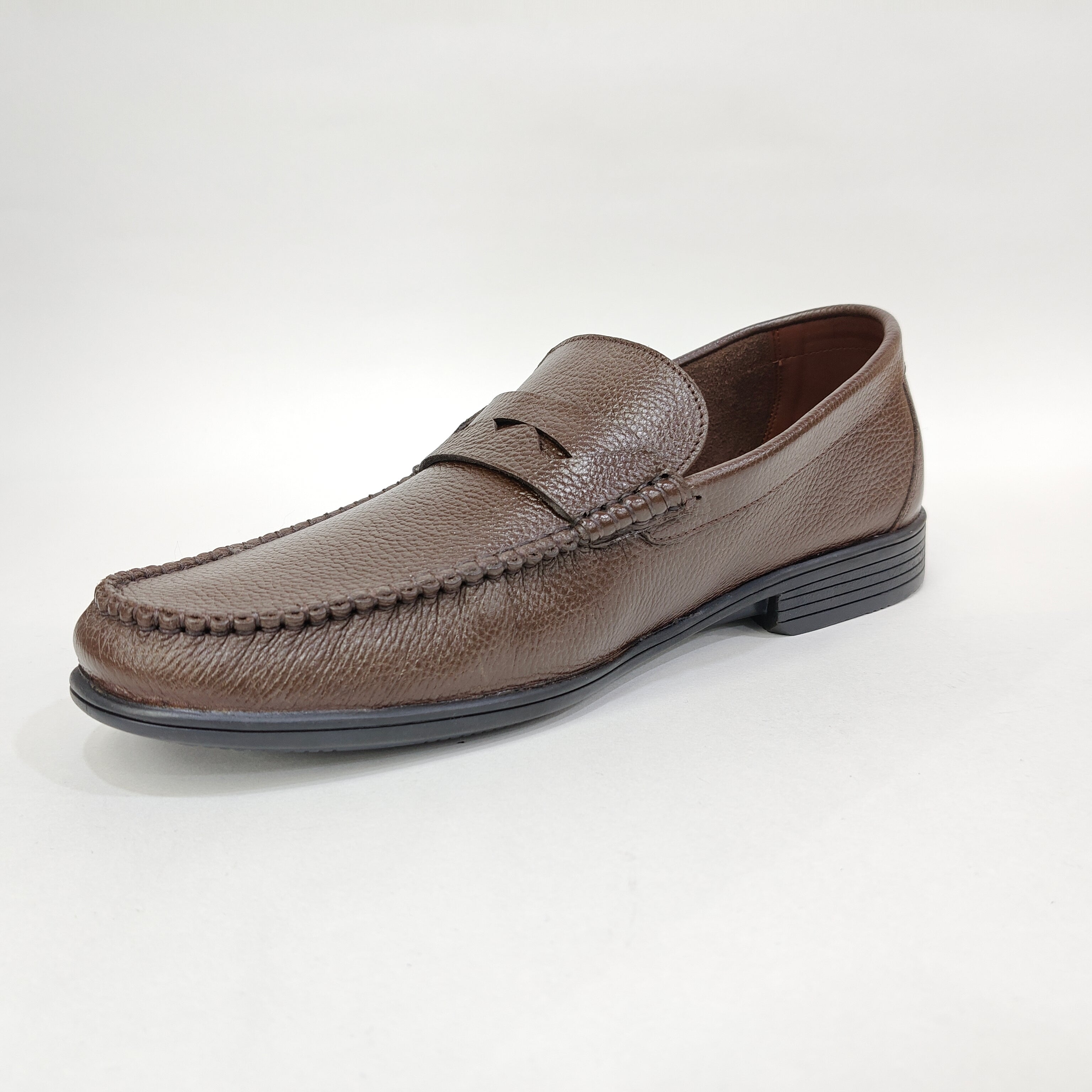 Men’s Genuine Leather Loafer – Black & Brown