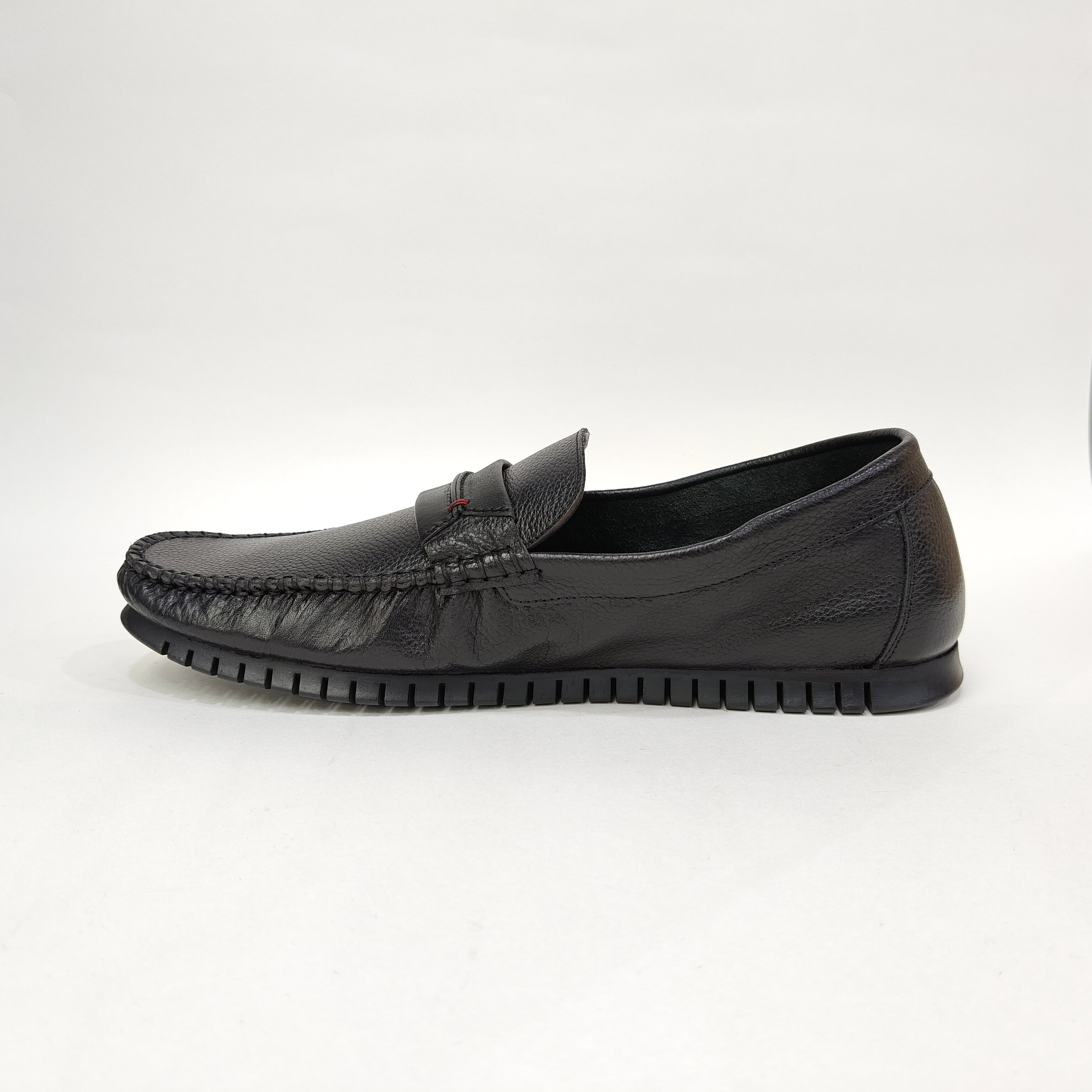 genuine leather shoe with rubber sole