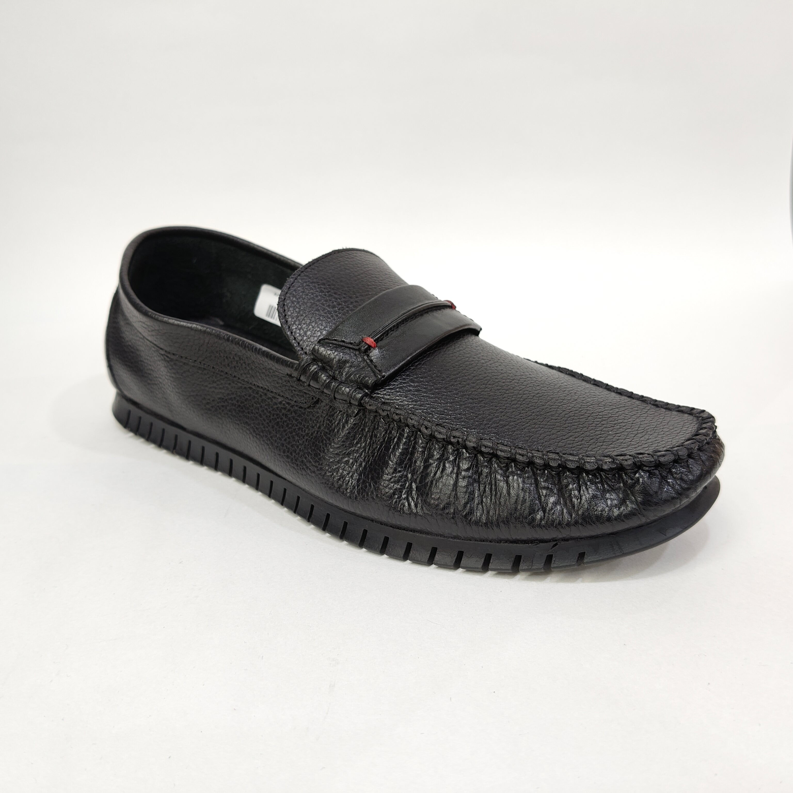 genuine leather shoe with rubber sole