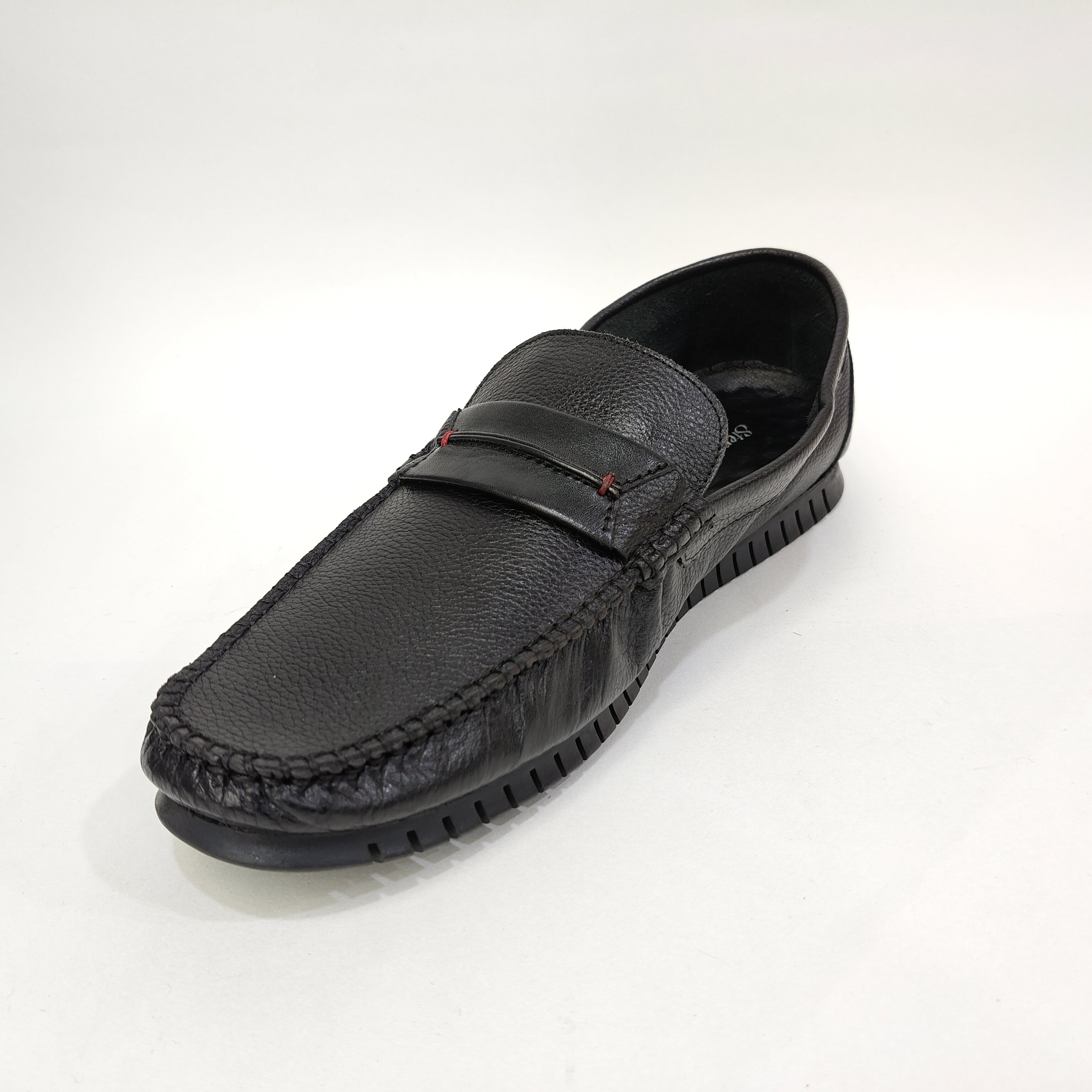 genuine leather shoe with rubber sole