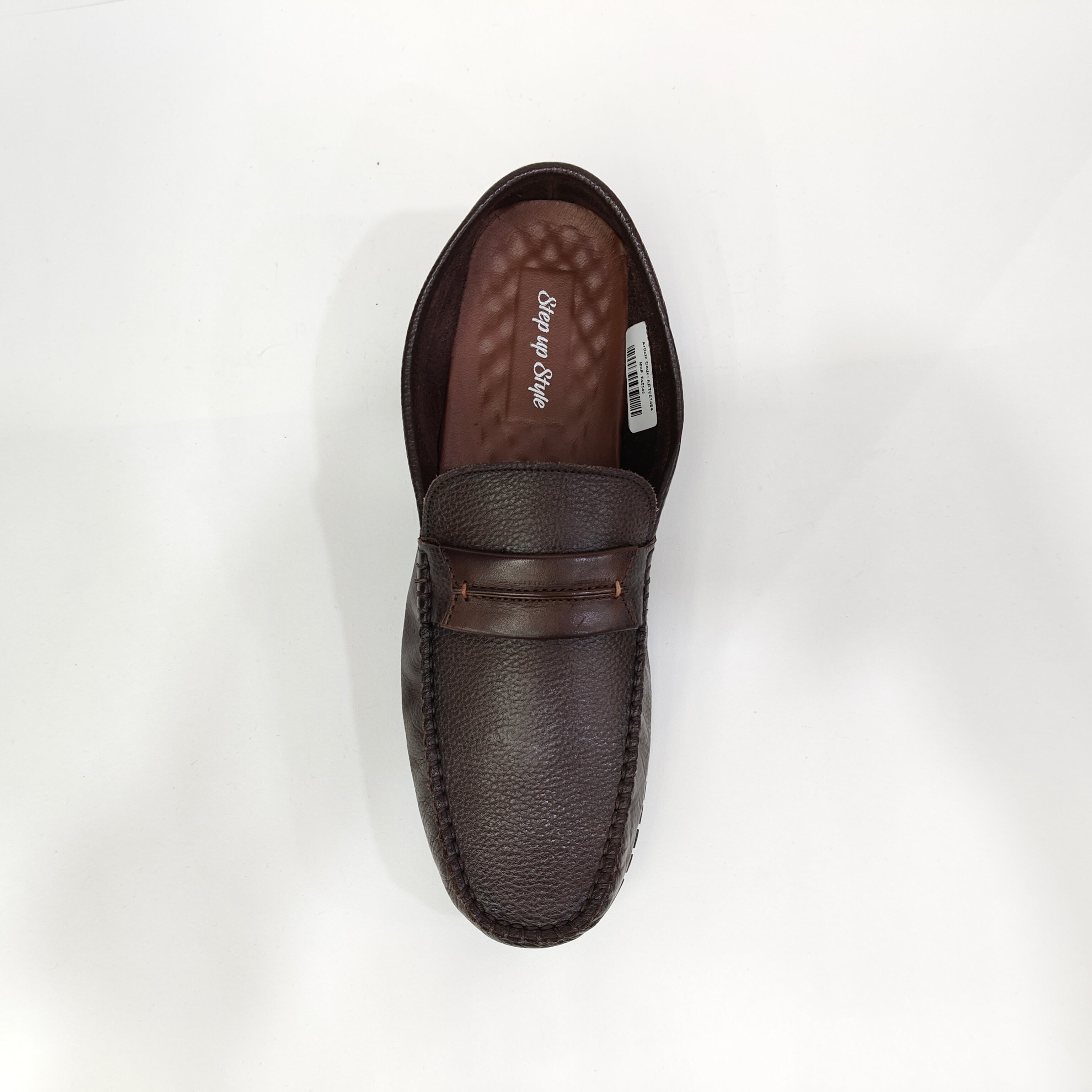 genuine leather shoe with rubber sole