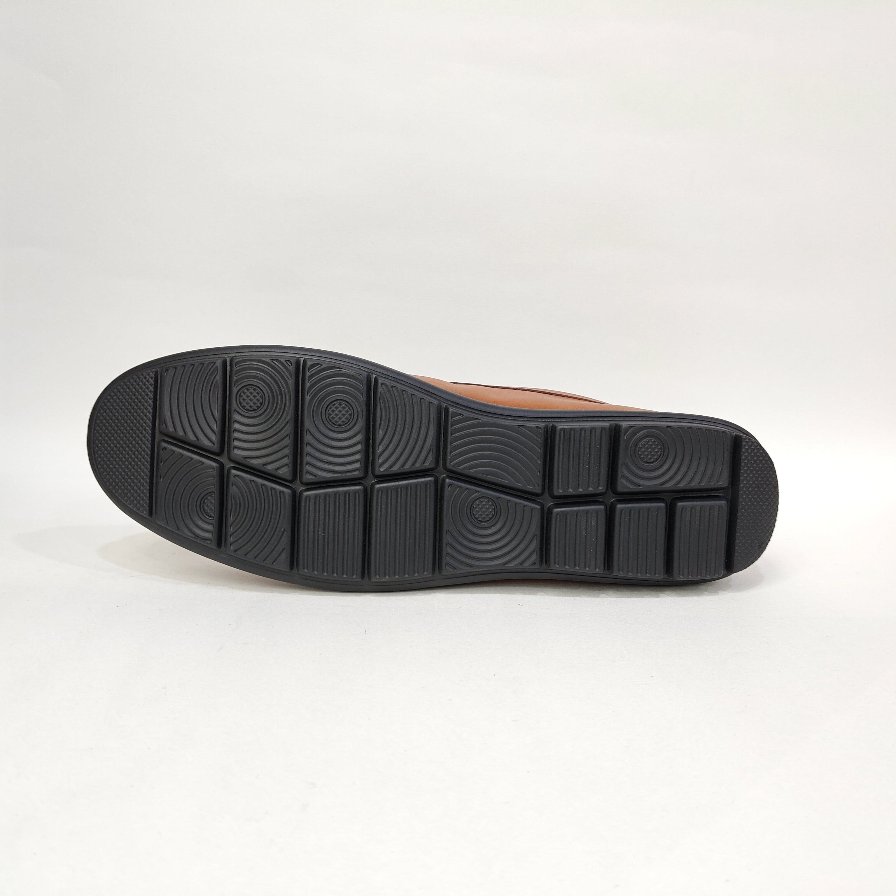 Men’s Lightweight Snake Shell Loafers – Black & Tan