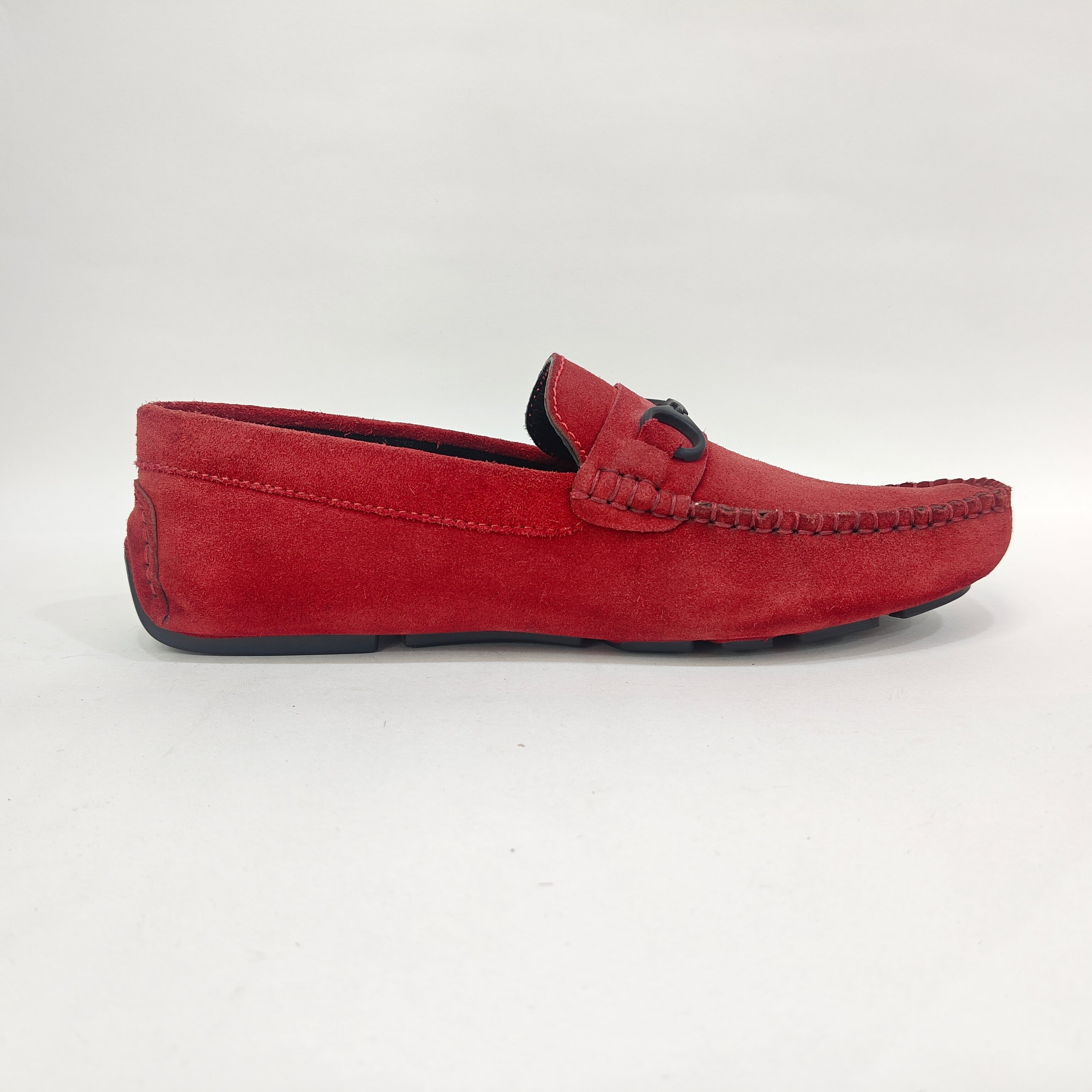 Leather Shoes Men’s Medium Ankle – Blue, Black, Red & Tan