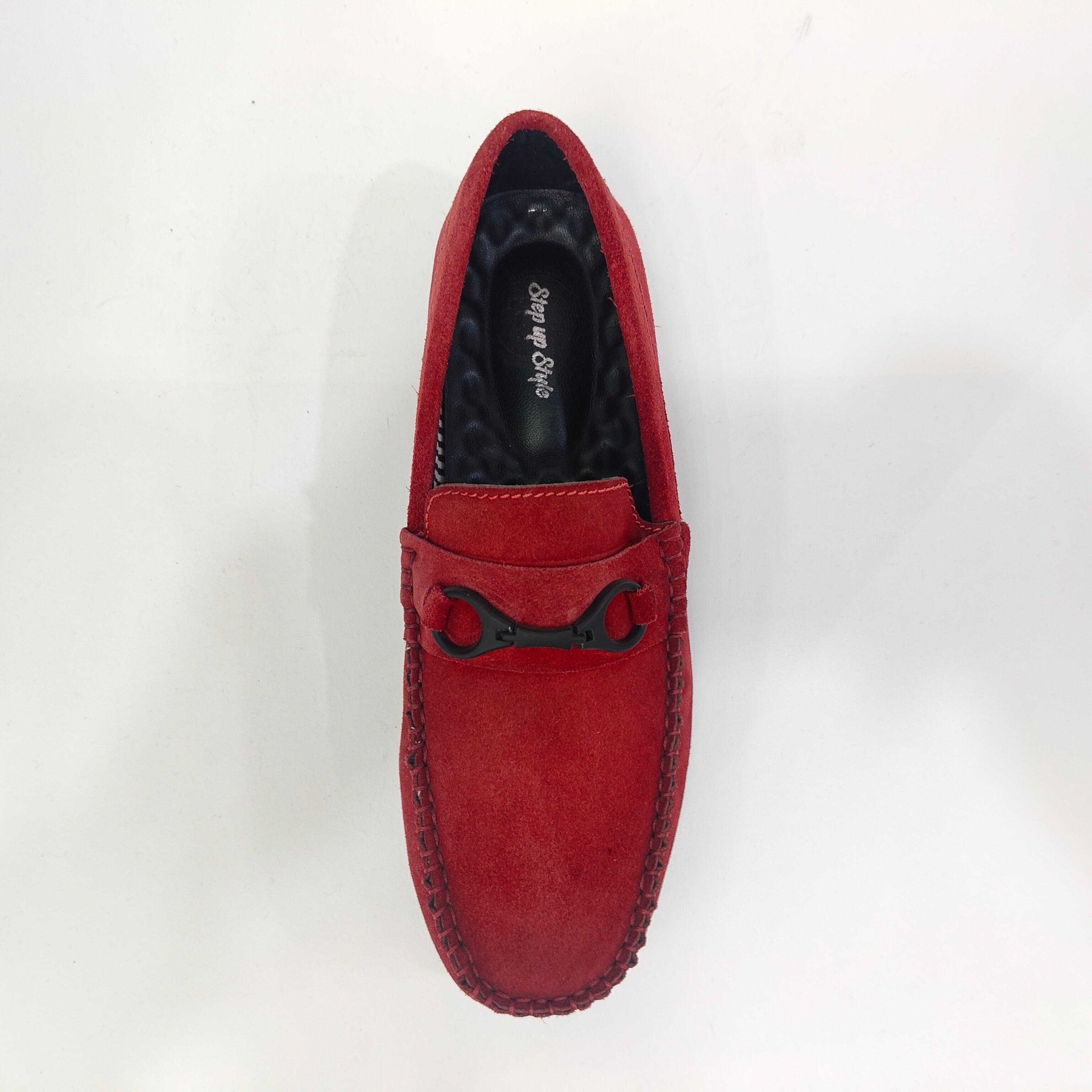 Leather Shoes Men’s Medium Ankle – Blue, Black, Red & Tan